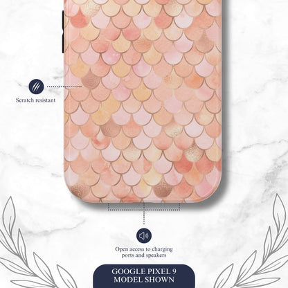 Mermaid Scales - Google Pixel Case Phone Case-aesthetic phone case-shockproof phone case-cute phone case-designer phone case-elegant phone case-luxury phone case-phone accessories-fashion accessory
