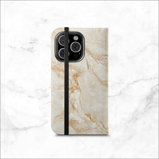 Sandstone - iPhone Flip Case Wallet, Leather Folio Case Phone Case-aesthetic phone case-shockproof phone case-cute phone case-designer phone case-elegant phone case-luxury phone case-phone accessories-fashion accessory