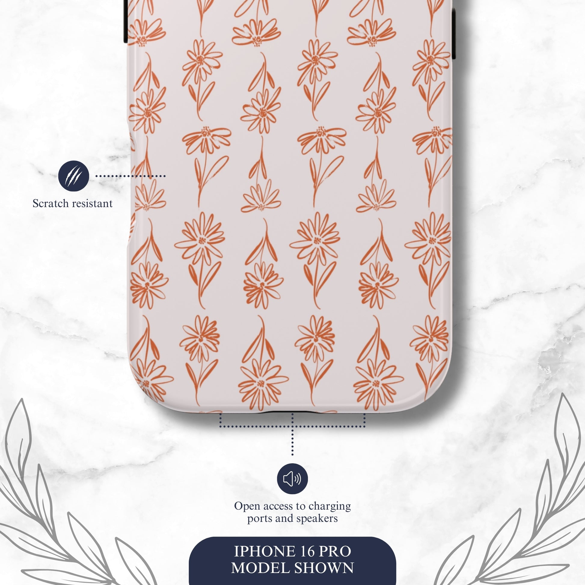 Terracotta - iPhone Case Phone Case-aesthetic phone case-shockproof phone case-cute phone case-designer phone case-elegant phone case-luxury phone case-phone accessories-fashion accessory