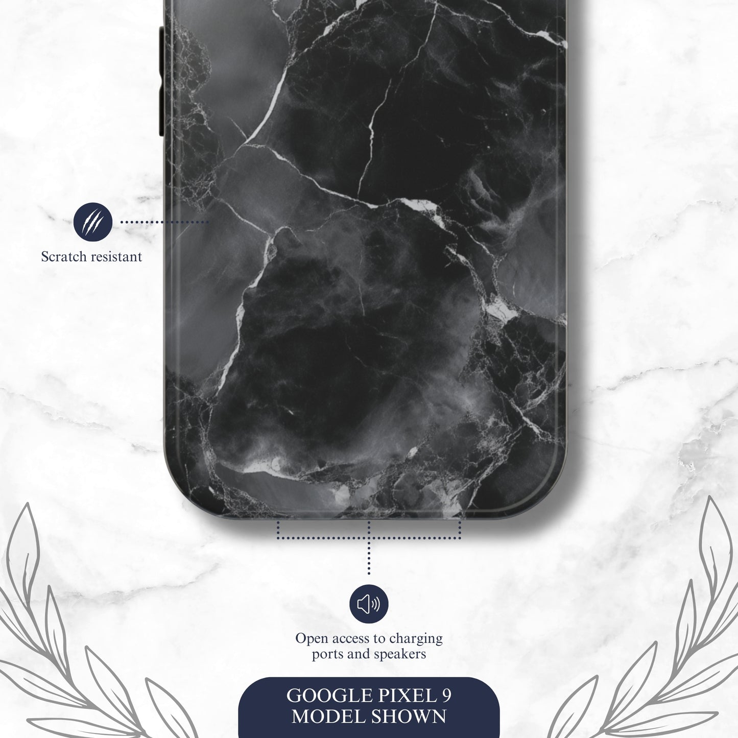 Obsidian - Google Pixel Case Phone Case-aesthetic phone case-shockproof phone case-cute phone case-designer phone case-elegant phone case-luxury phone case-phone accessories-fashion accessory