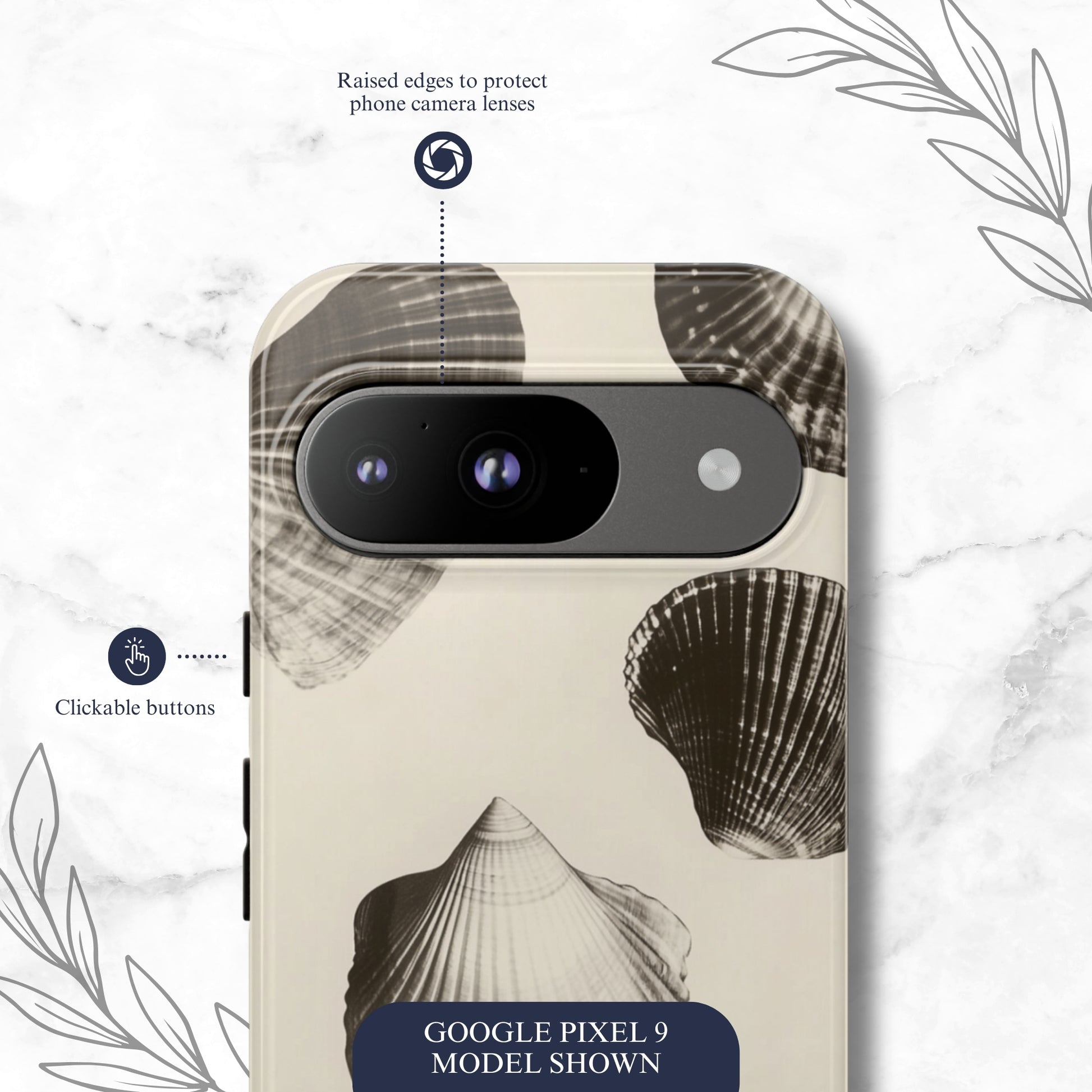 Ocean Whisper - Google Pixel Case Phone Case-aesthetic phone case-shockproof phone case-cute phone case-designer phone case-elegant phone case-luxury phone case-phone accessories-fashion accessory
