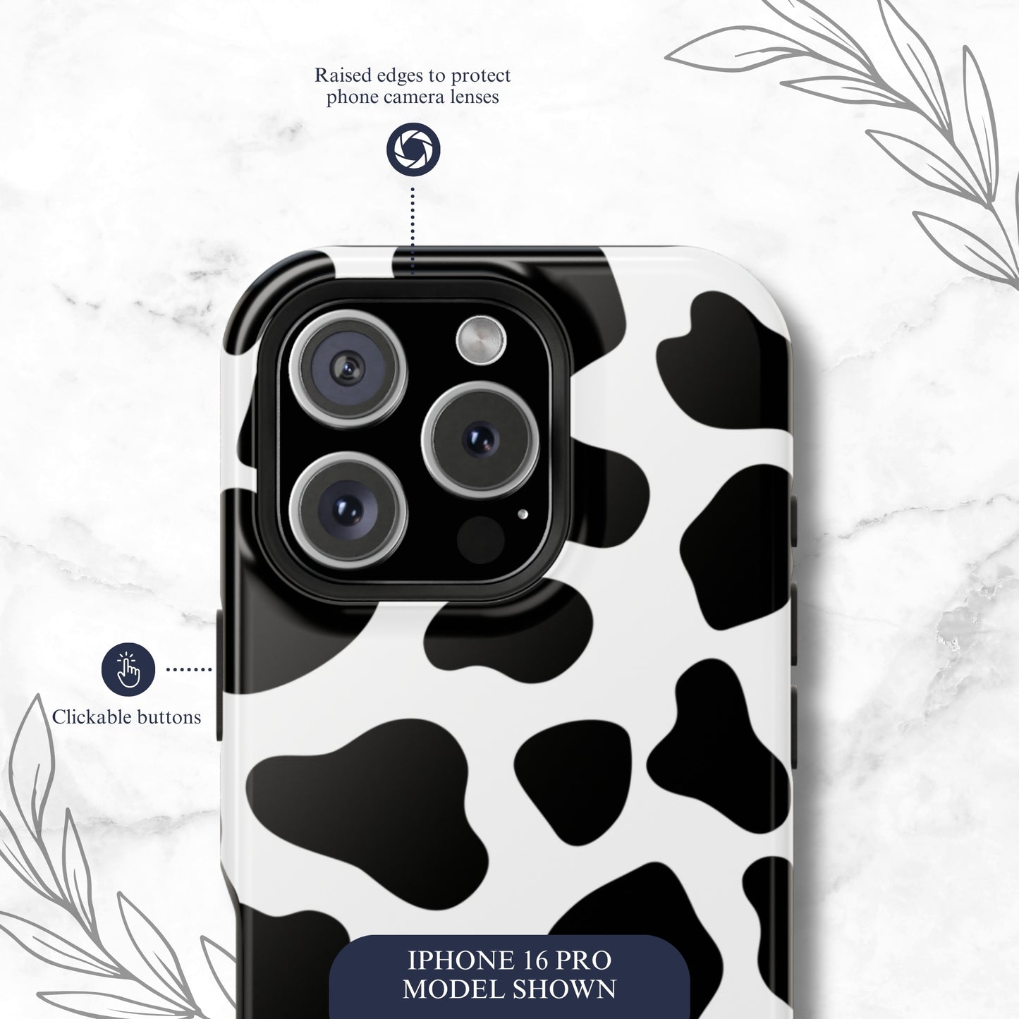Bovine - Magsafe iPhone Case Phone Case-aesthetic phone case-shockproof phone case-cute phone case-designer phone case-elegant phone case-luxury phone case-phone accessories-fashion accessory