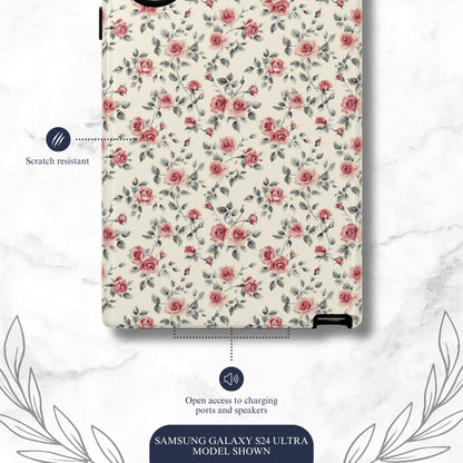 Cottage Charm - Samsung Galaxy Case Phone Case-aesthetic phone case-shockproof phone case-cute phone case-designer phone case-elegant phone case-luxury phone case-phone accessories-fashion accessory