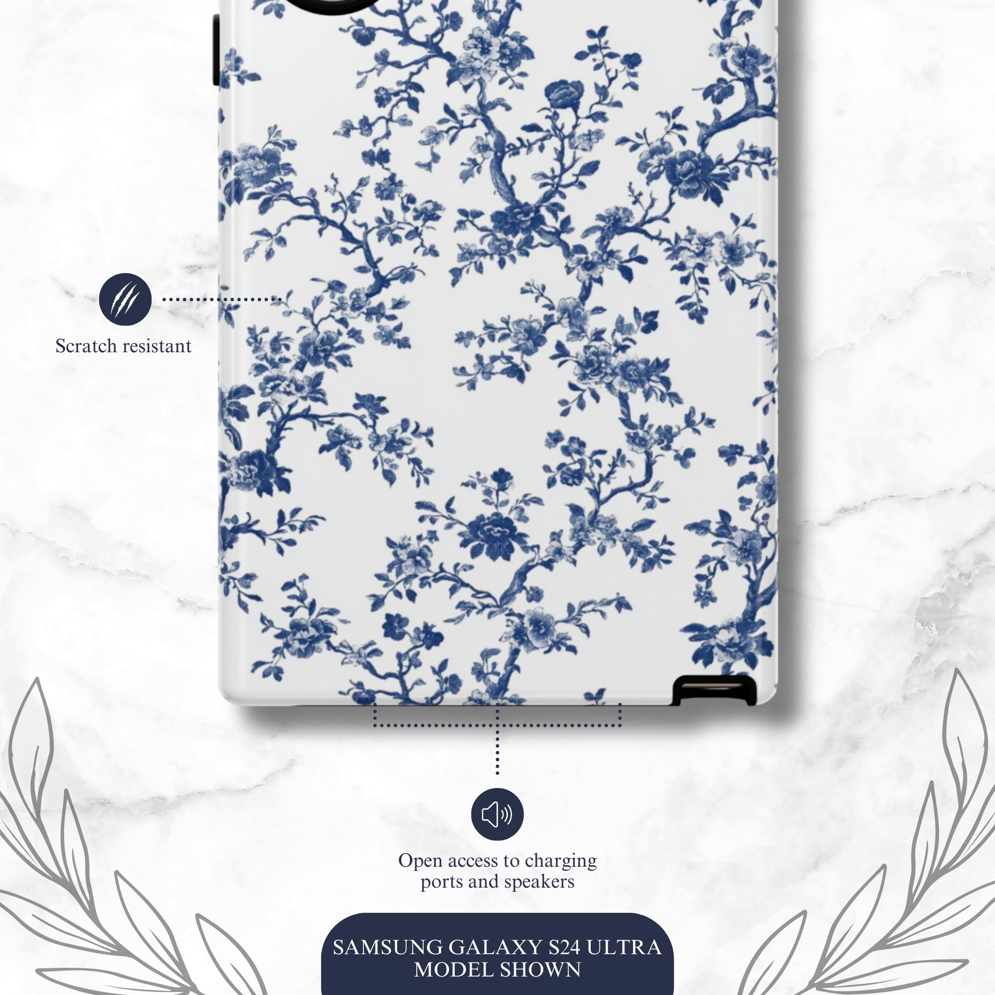 Frosted Toile - Samsung Galaxy Case Phone Case-aesthetic phone case-shockproof phone case-cute phone case-designer phone case-elegant phone case-luxury phone case-phone accessories-fashion accessory