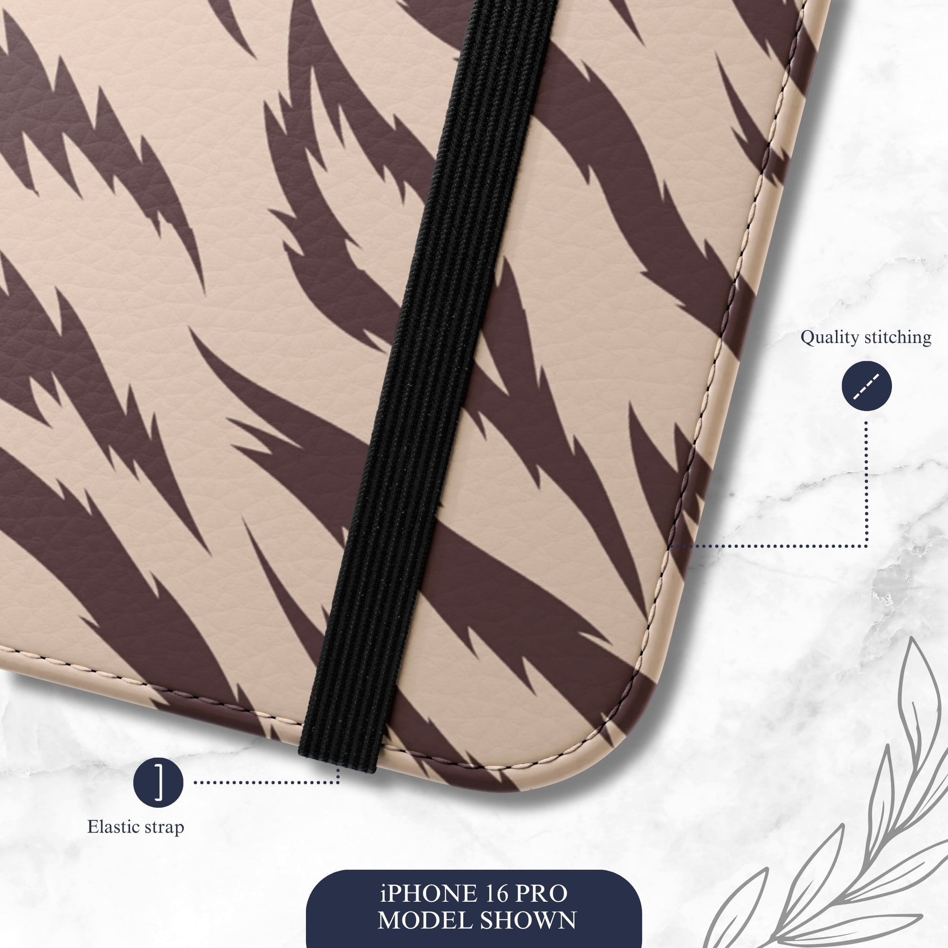 Raw Intent - iPhone Flip Case Wallet, Leather Folio Case Phone Case-aesthetic phone case-shockproof phone case-cute phone case-designer phone case-elegant phone case-luxury phone case-phone accessories-fashion accessory