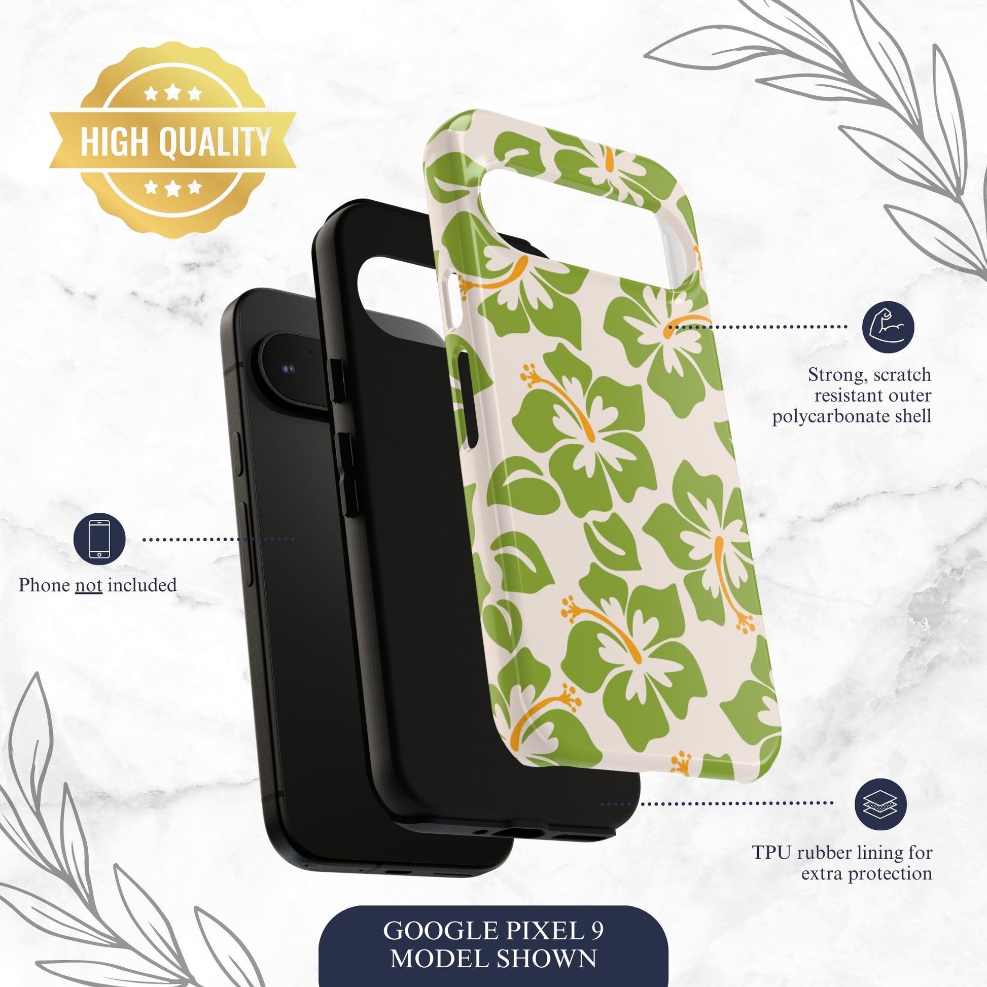 Blossom Bay - Google Pixel Case Phone Case-aesthetic phone case-shockproof phone case-cute phone case-designer phone case-elegant phone case-luxury phone case-phone accessories-fashion accessory