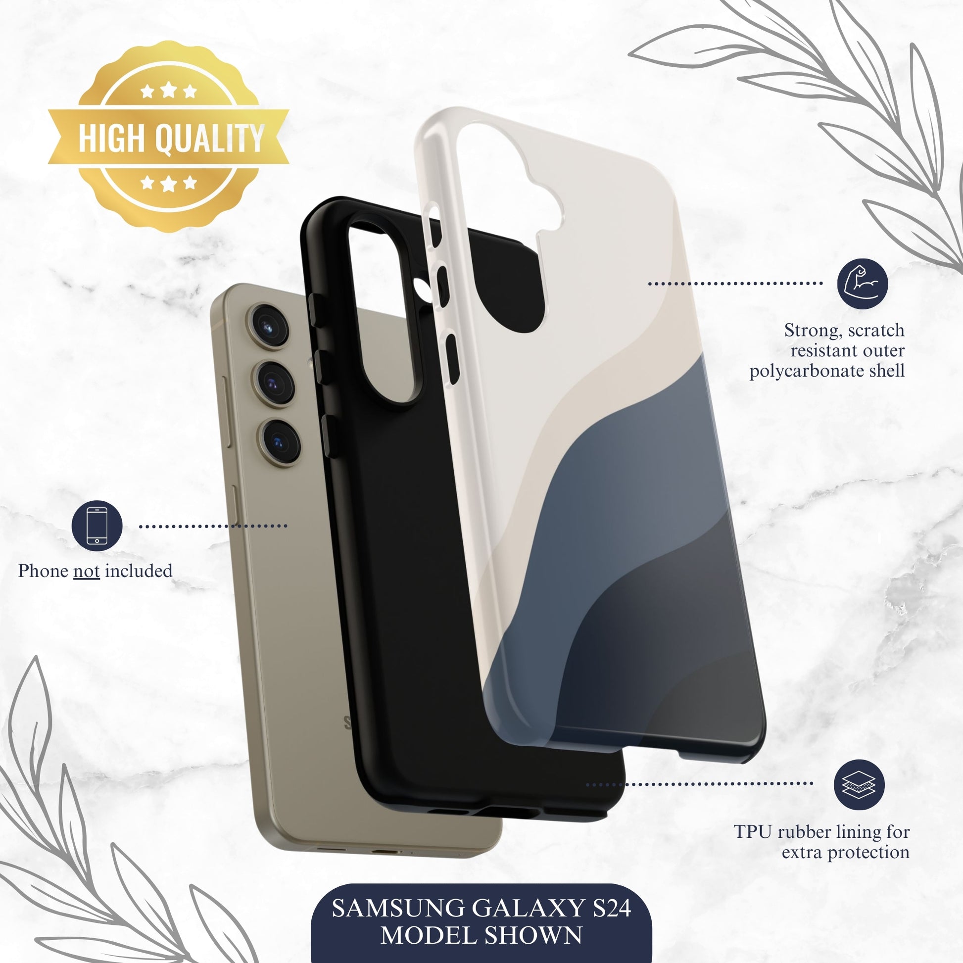 Distant Echo - Samsung Galaxy Case Phone Case-aesthetic phone case-shockproof phone case-cute phone case-designer phone case-elegant phone case-luxury phone case-phone accessories-fashion accessory