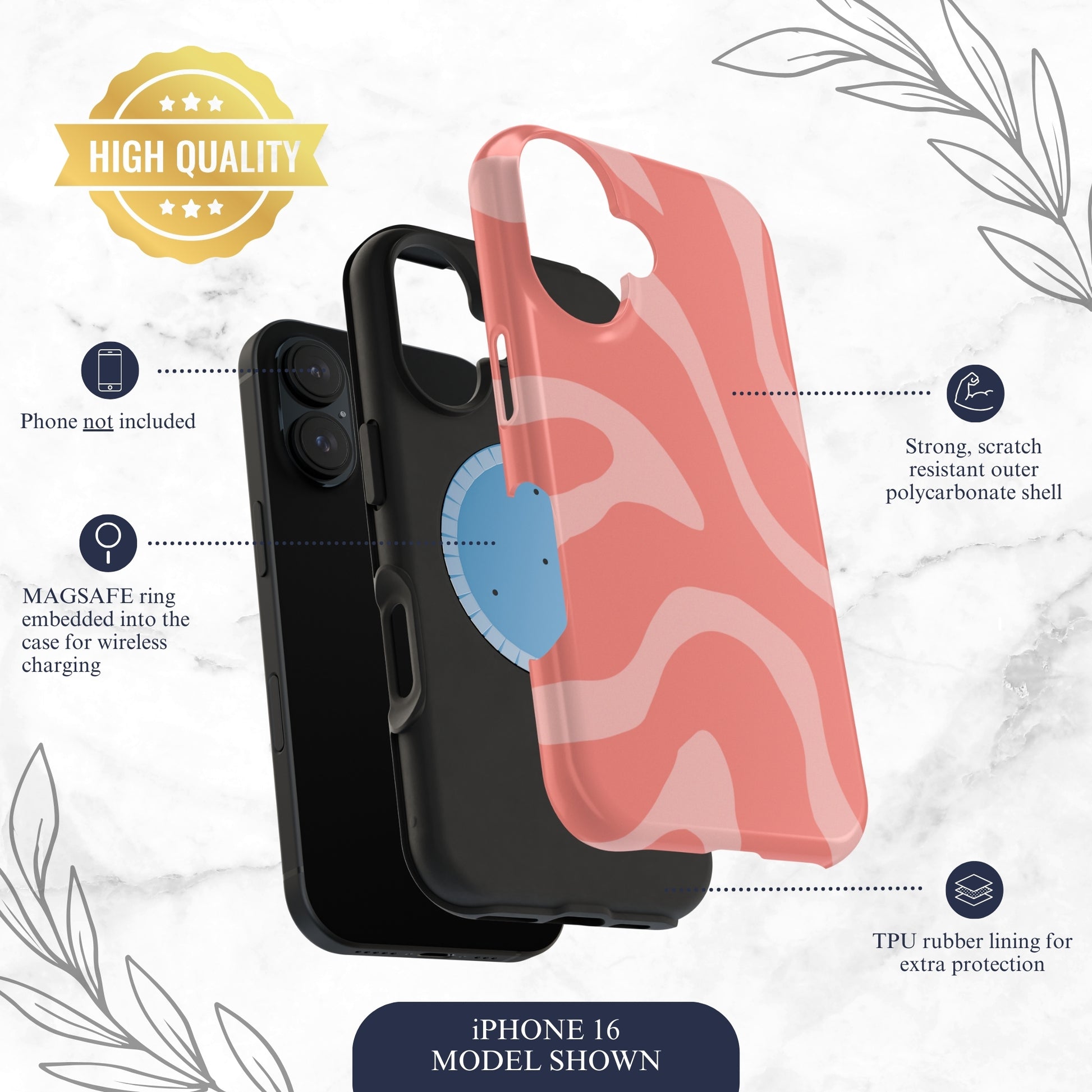 Lover's Kiss - Magsafe iPhone Case Phone Case-aesthetic phone case-shockproof phone case-cute phone case-designer phone case-elegant phone case-luxury phone case-phone accessories-fashion accessory