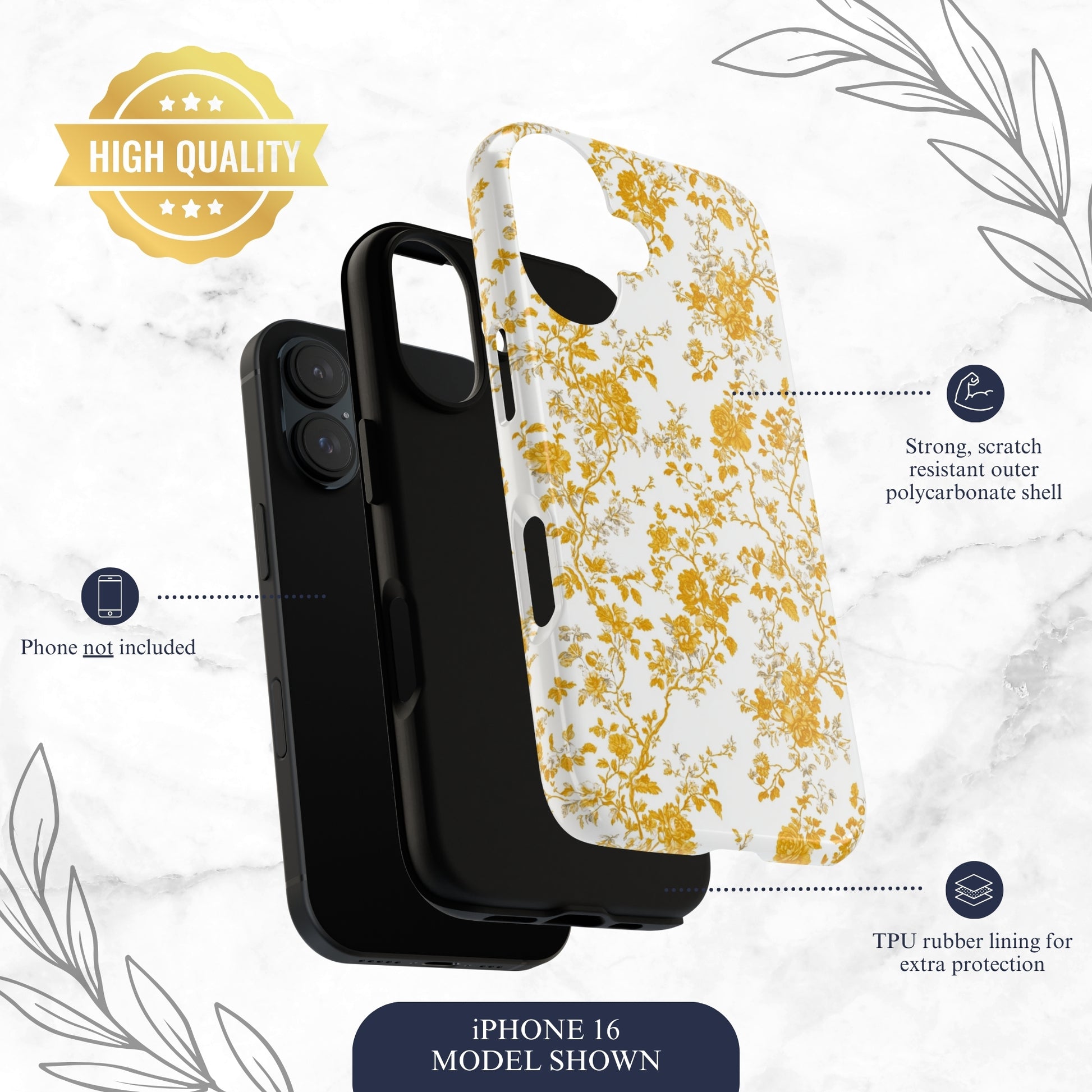 Radiant Toile - iPhone Case Phone Case-aesthetic phone case-shockproof phone case-cute phone case-designer phone case-elegant phone case-luxury phone case-phone accessories-fashion accessory