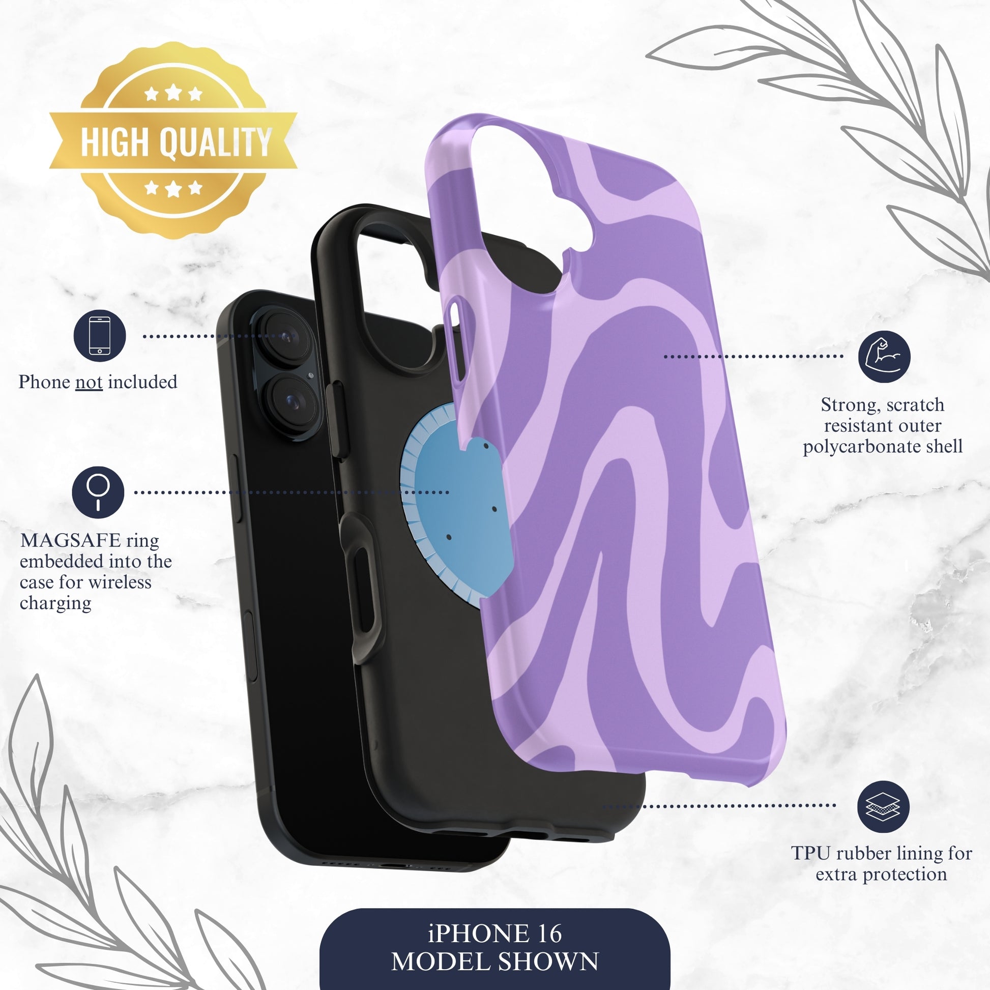 Good Karma - Magsafe iPhone Case Phone Case-aesthetic phone case-shockproof phone case-cute phone case-designer phone case-elegant phone case-luxury phone case-phone accessories-fashion accessory