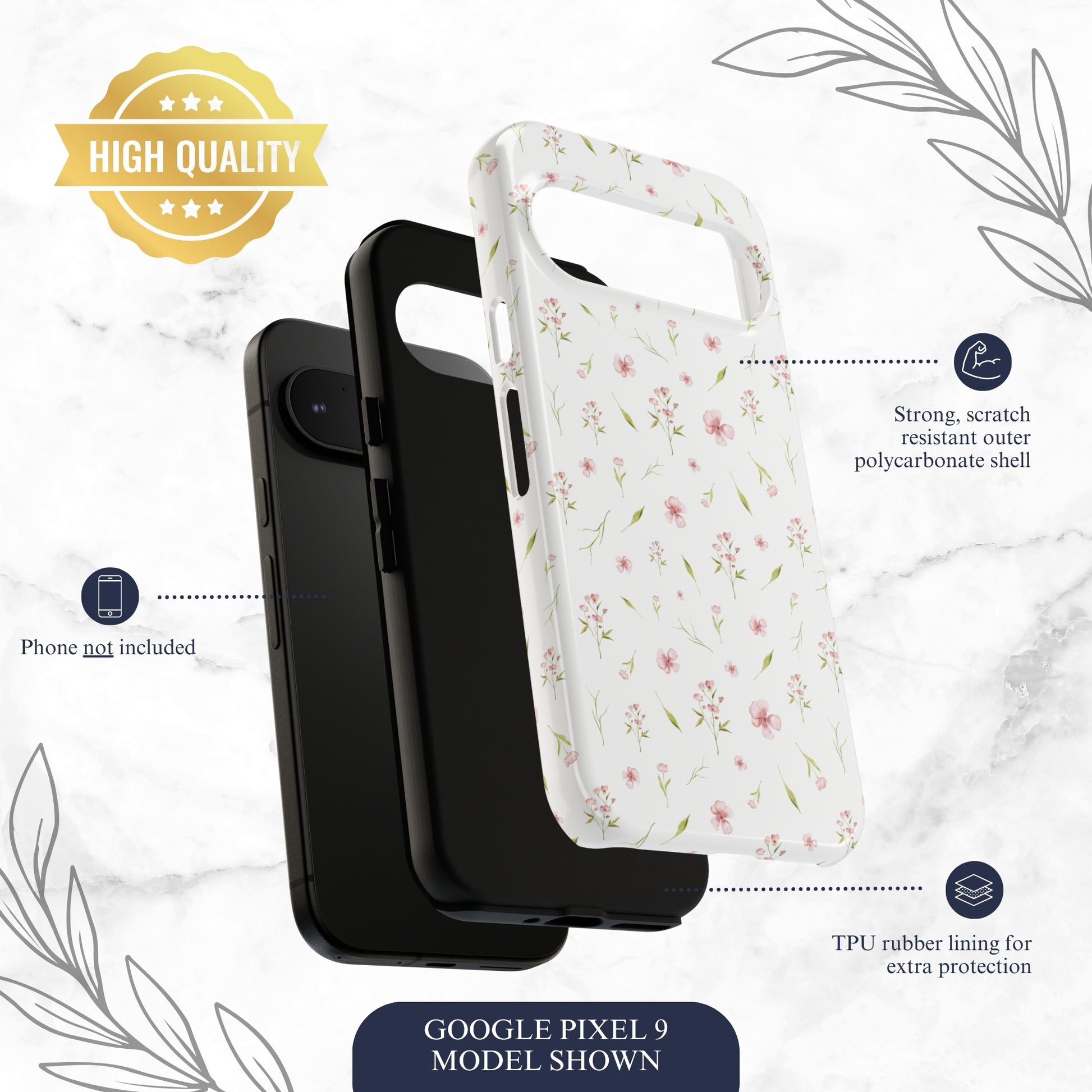 Gentle Wish - Google Pixel Case Phone Case-aesthetic phone case-shockproof phone case-cute phone case-designer phone case-elegant phone case-luxury phone case-phone accessories-fashion accessory