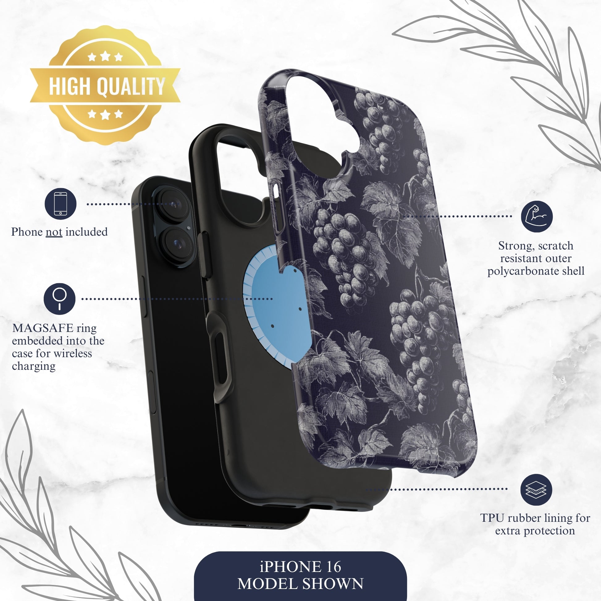 Orchard - Magsafe iPhone Case Phone Case-aesthetic phone case-shockproof phone case-cute phone case-designer phone case-elegant phone case-luxury phone case-phone accessories-fashion accessory