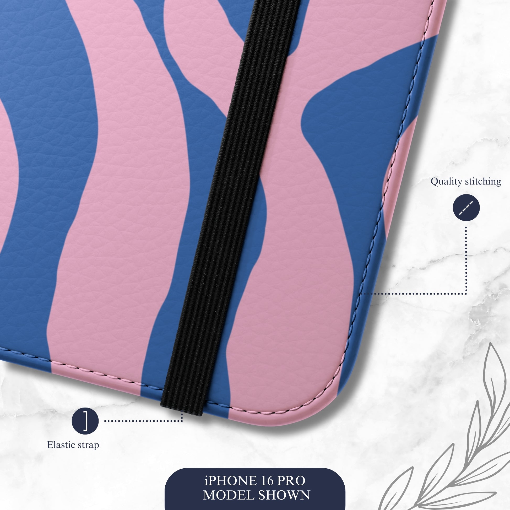 Vibe Check - iPhone Flip Case Wallet, Leather Folio Case Phone Case-aesthetic phone case-shockproof phone case-cute phone case-designer phone case-elegant phone case-luxury phone case-phone accessories-fashion accessory