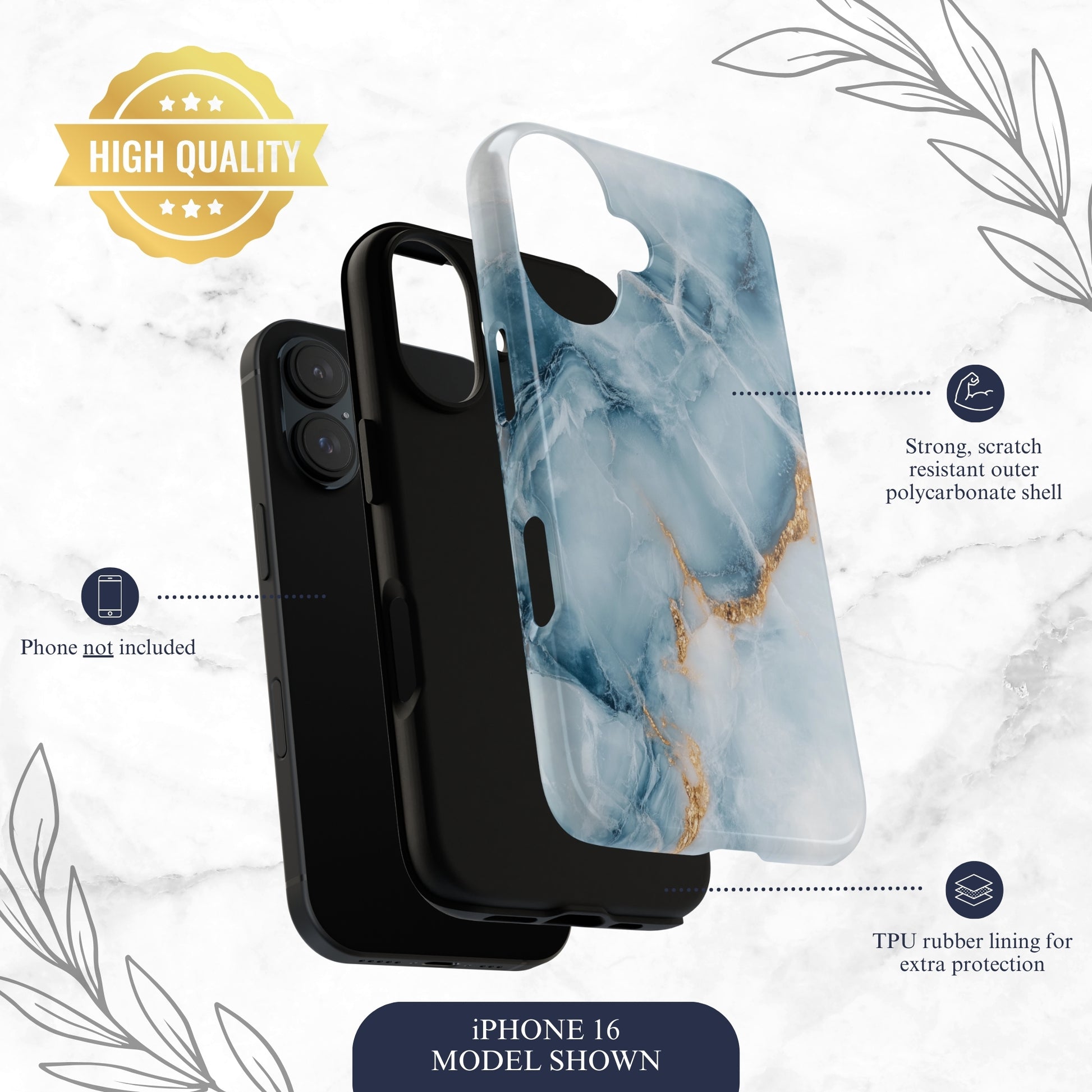 Glacier - iPhone Case Phone Case-aesthetic phone case-shockproof phone case-cute phone case-designer phone case-elegant phone case-luxury phone case-phone accessories-fashion accessory