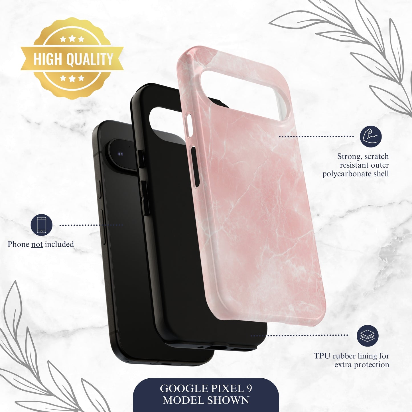 Rosy Gossip - Google Pixel Case Phone Case-aesthetic phone case-shockproof phone case-cute phone case-designer phone case-elegant phone case-luxury phone case-phone accessories-fashion accessory
