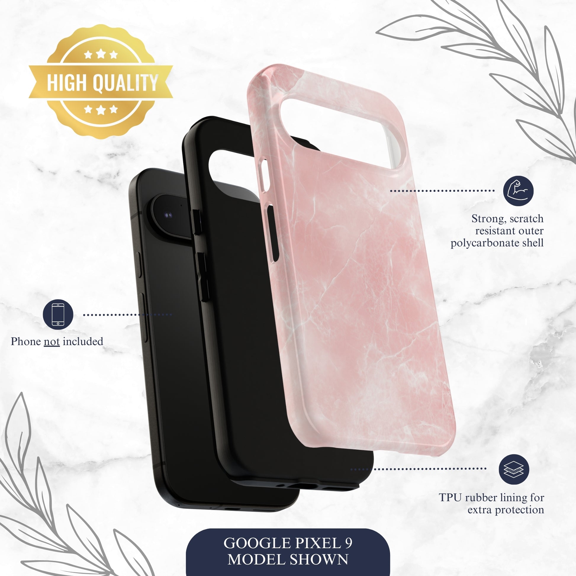 Rosy Gossip - Google Pixel Case Phone Case-aesthetic phone case-shockproof phone case-cute phone case-designer phone case-elegant phone case-luxury phone case-phone accessories-fashion accessory