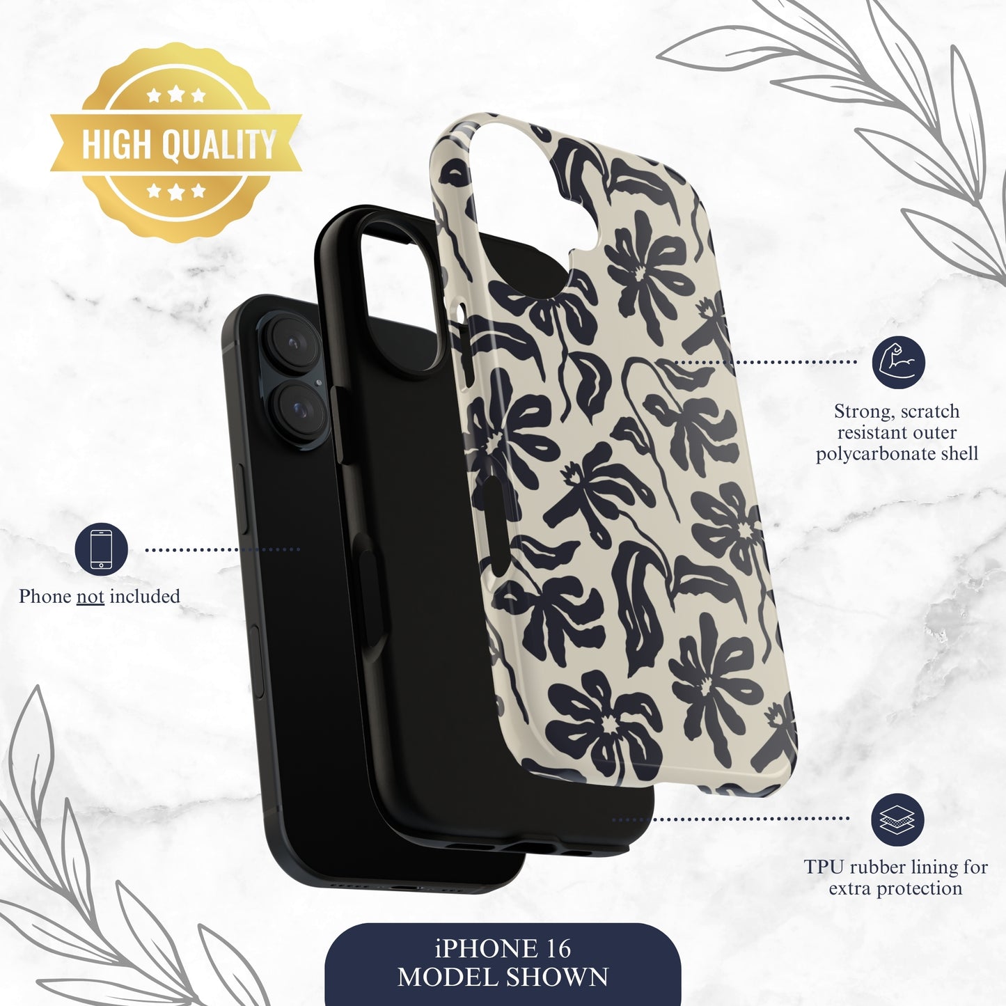 Ink - iPhone Case Phone Case-aesthetic phone case-shockproof phone case-cute phone case-designer phone case-elegant phone case-luxury phone case-phone accessories-fashion accessory