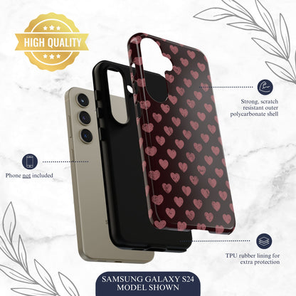 Velvet Vow - Samsung Galaxy Case Phone Case-aesthetic phone case-shockproof phone case-cute phone case-designer phone case-elegant phone case-luxury phone case-phone accessories-fashion accessory