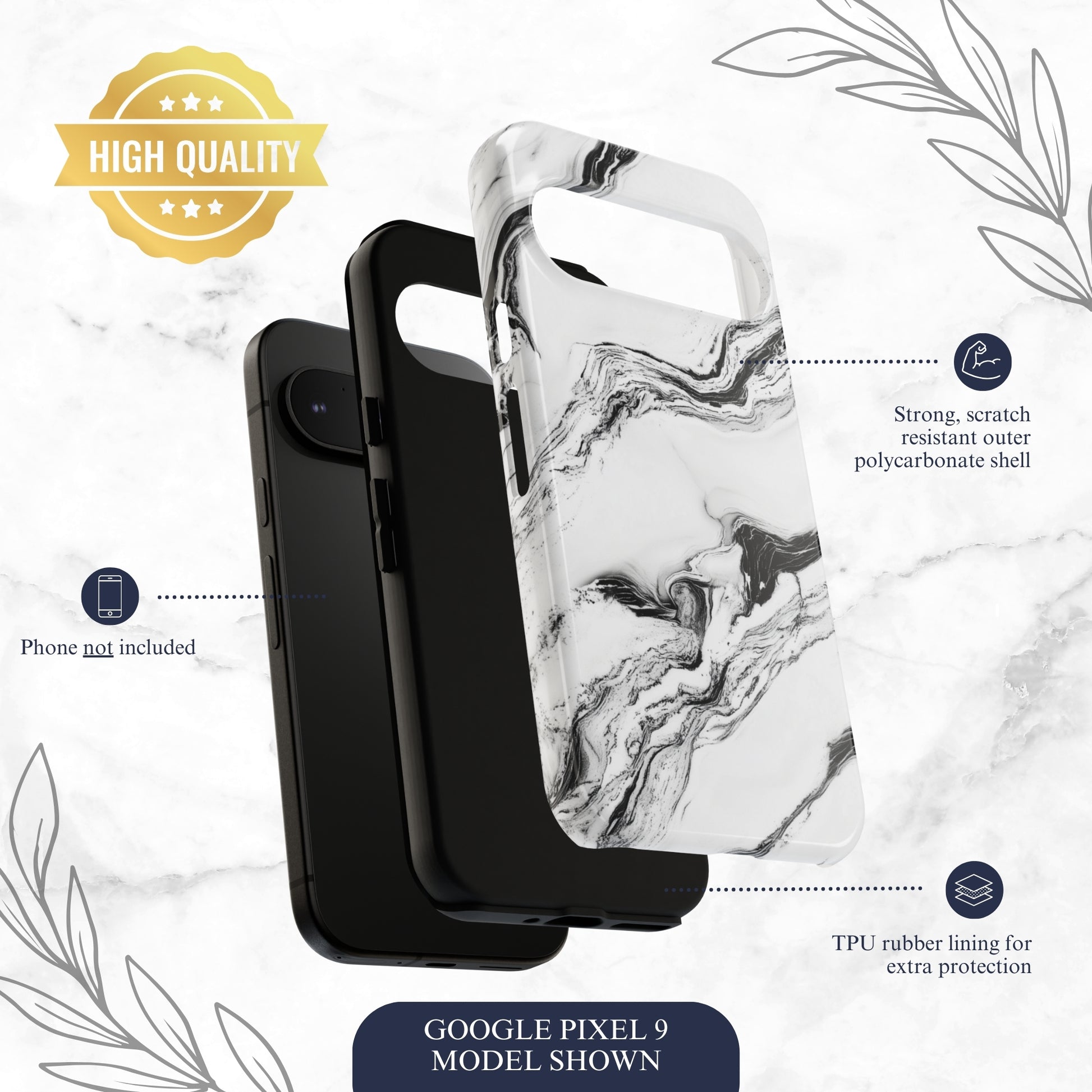 Contrast - Google Pixel Case Phone Case-aesthetic phone case-shockproof phone case-cute phone case-designer phone case-elegant phone case-luxury phone case-phone accessories-fashion accessory