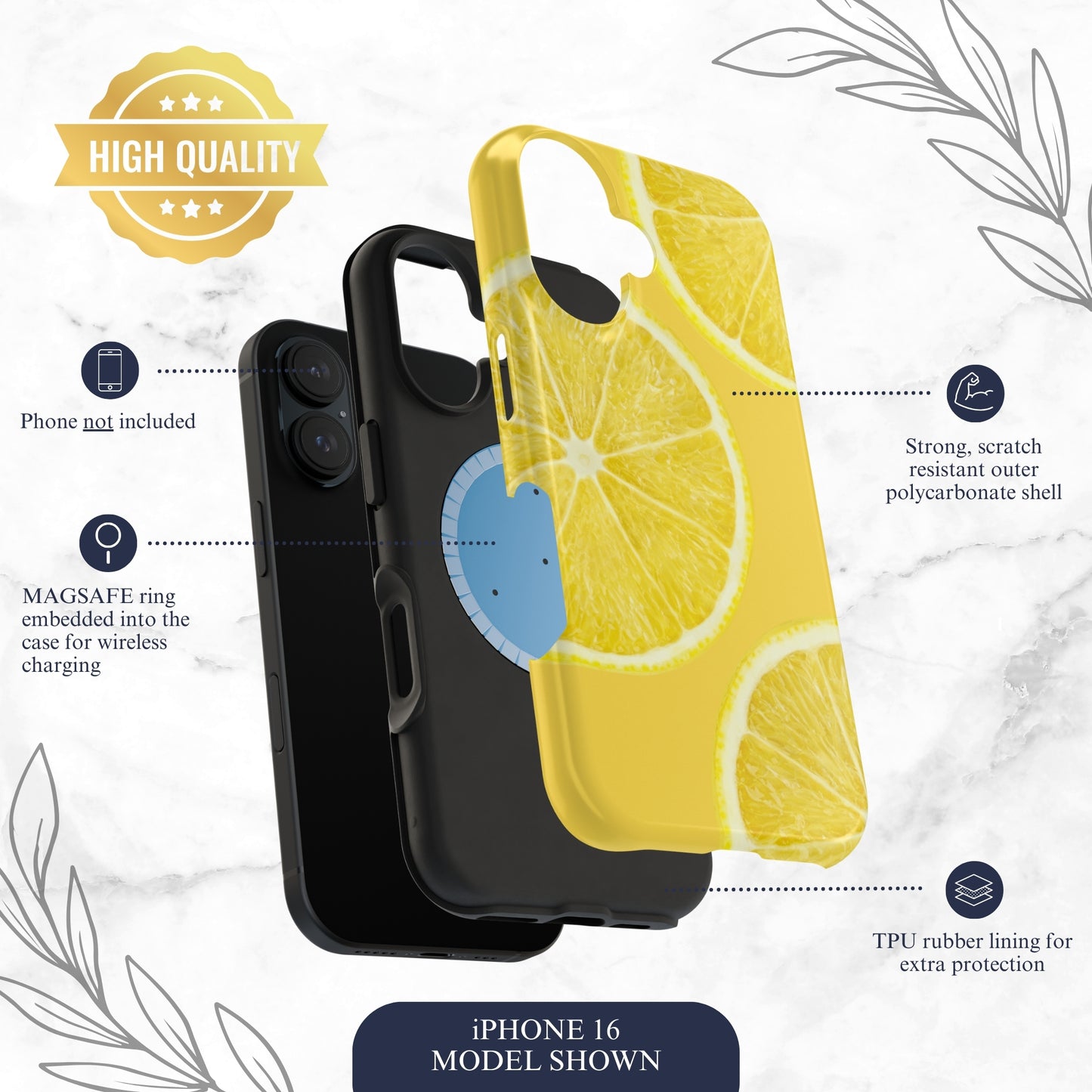 Zesty - Magsafe iPhone Case Phone Case-aesthetic phone case-shockproof phone case-cute phone case-designer phone case-elegant phone case-luxury phone case-phone accessories-fashion accessory