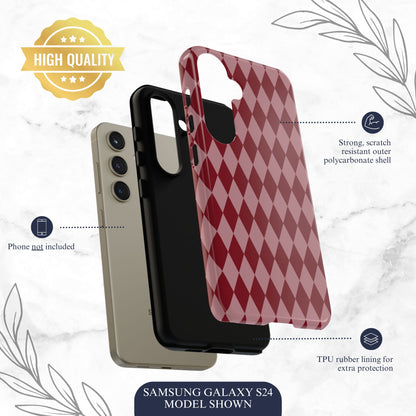 Cherry Jester - Samsung Galaxy Case Phone Case-aesthetic phone case-shockproof phone case-cute phone case-designer phone case-elegant phone case-luxury phone case-phone accessories-fashion accessory