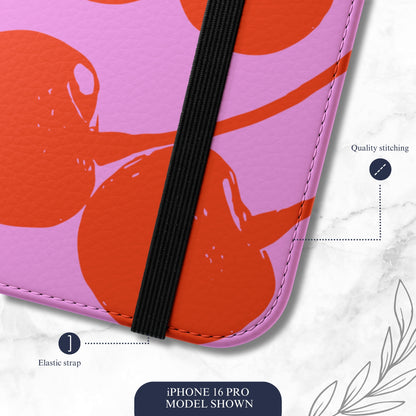 Sugar Rush - iPhone Flip Case Wallet, Leather Folio Case Phone Case-aesthetic phone case-shockproof phone case-cute phone case-designer phone case-elegant phone case-luxury phone case-phone accessories-fashion accessory