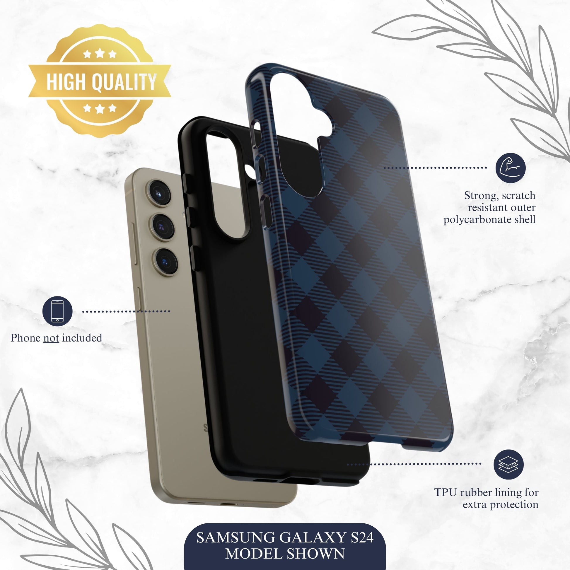 Denim Jeans - Samsung Galaxy Case Phone Case-aesthetic phone case-shockproof phone case-cute phone case-designer phone case-elegant phone case-luxury phone case-phone accessories-fashion accessory