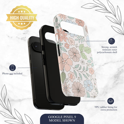Garden Meadow - Google Pixel Case Phone Case-aesthetic phone case-shockproof phone case-cute phone case-designer phone case-elegant phone case-luxury phone case-phone accessories-fashion accessory