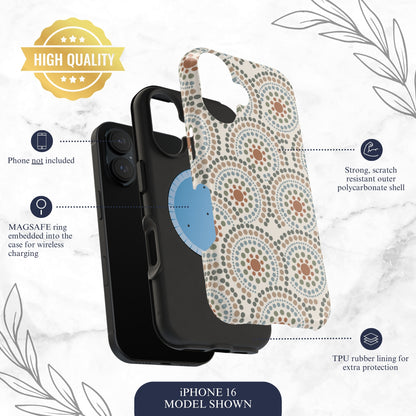 Mandala Rhythm - Magsafe iPhone Case Phone Case-aesthetic phone case-shockproof phone case-cute phone case-designer phone case-elegant phone case-luxury phone case-phone accessories-fashion accessory