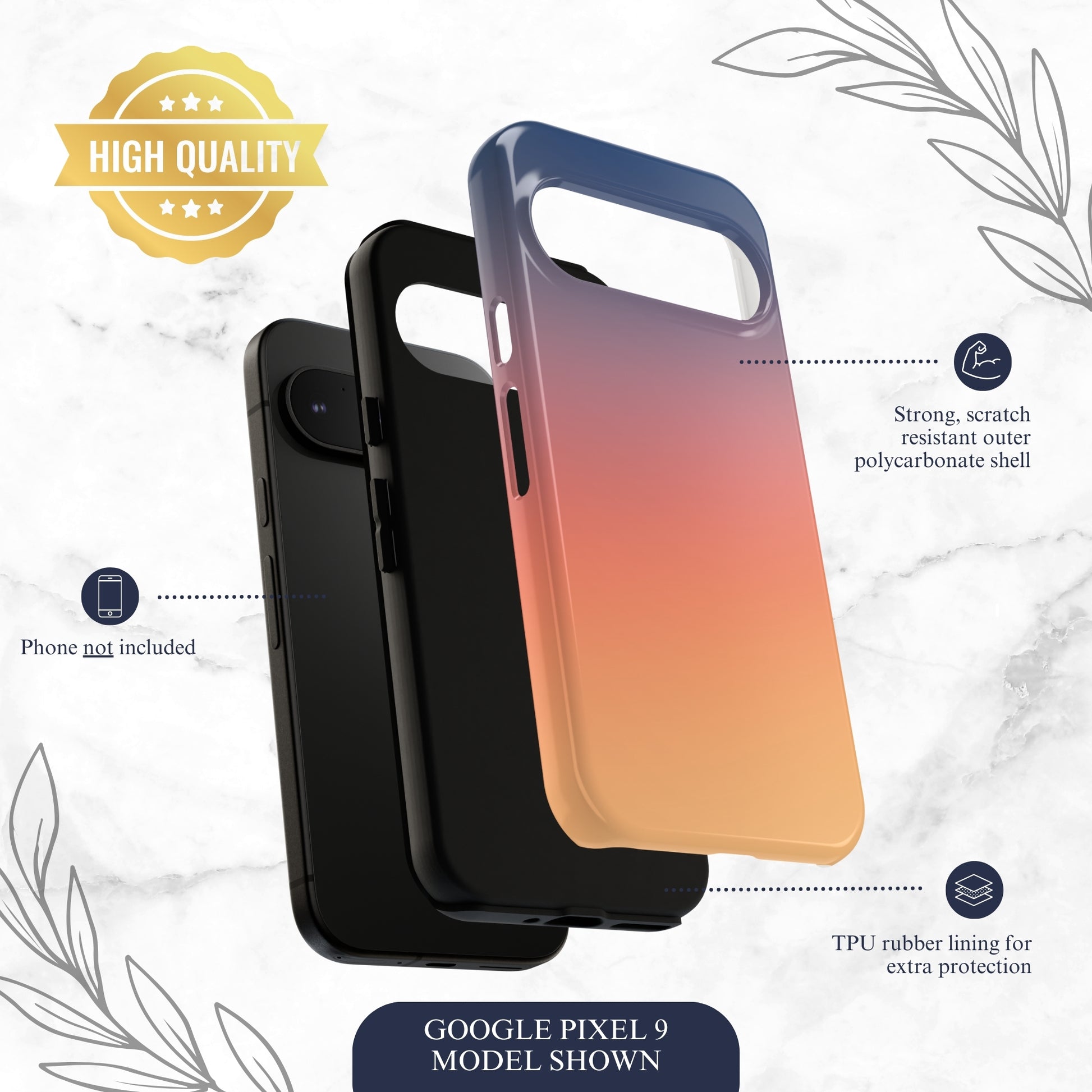Sunset Aura - Google Pixel Case Phone Case-aesthetic phone case-shockproof phone case-cute phone case-designer phone case-elegant phone case-luxury phone case-phone accessories-fashion accessory