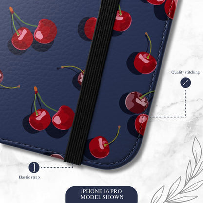 Sweet Tease - iPhone Flip Case Wallet, Leather Folio Case Phone Case-aesthetic phone case-shockproof phone case-cute phone case-designer phone case-elegant phone case-luxury phone case-phone accessories-fashion accessory