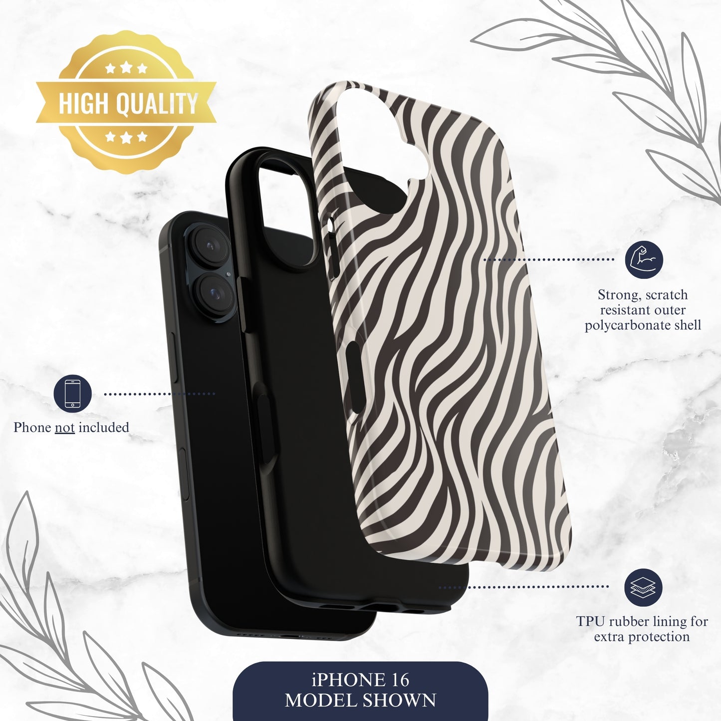 Wild Stride - iPhone Case Phone Case-aesthetic phone case-shockproof phone case-cute phone case-designer phone case-elegant phone case-luxury phone case-phone accessories-fashion accessory