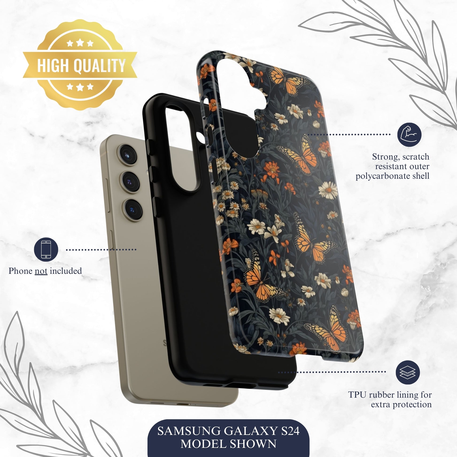 Enchanted - Samsung Galaxy Case Phone Case-aesthetic phone case-shockproof phone case-cute phone case-designer phone case-elegant phone case-luxury phone case-phone accessories-fashion accessory