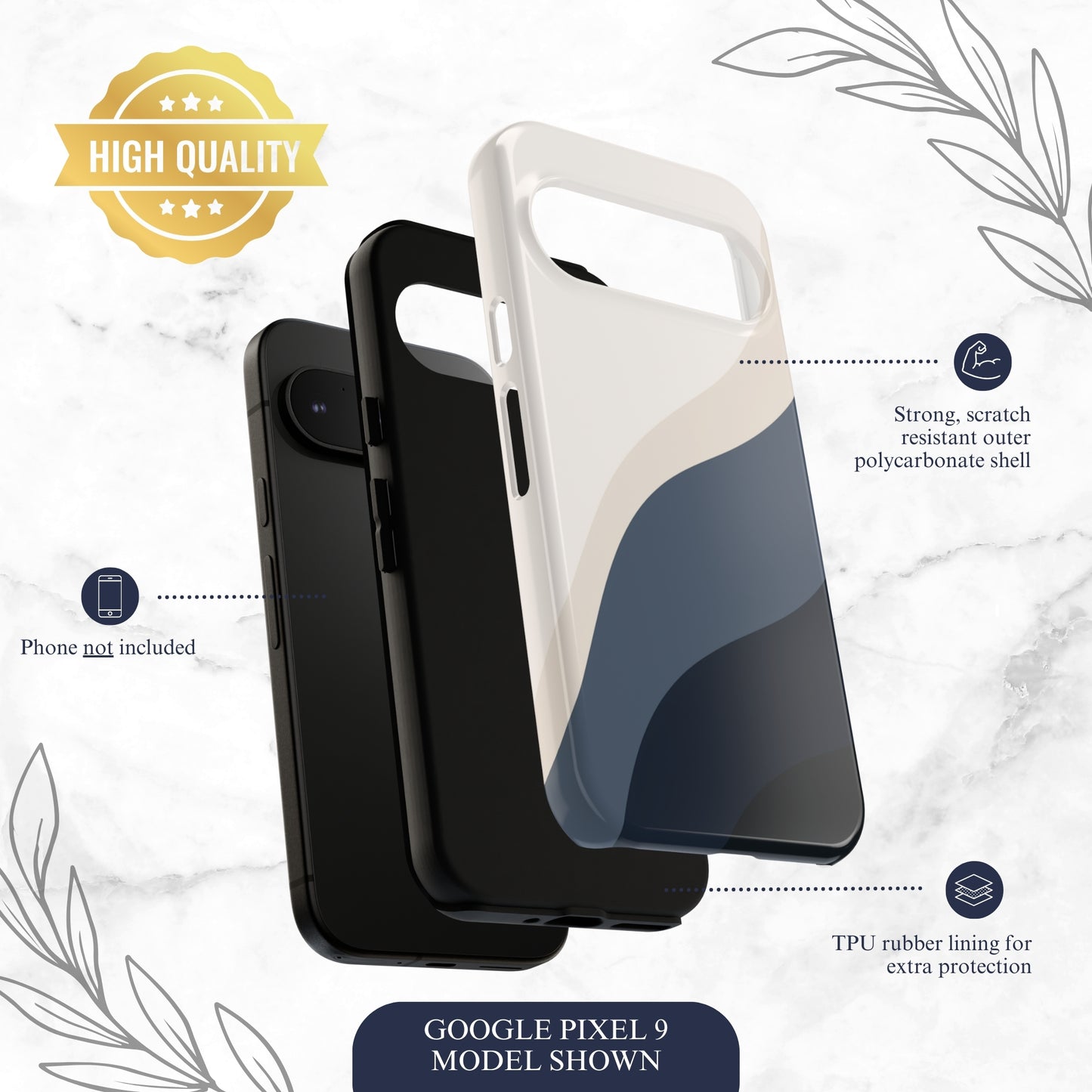 Distant Echo - Google Pixel Case Phone Case-aesthetic phone case-shockproof phone case-cute phone case-designer phone case-elegant phone case-luxury phone case-phone accessories-fashion accessory
