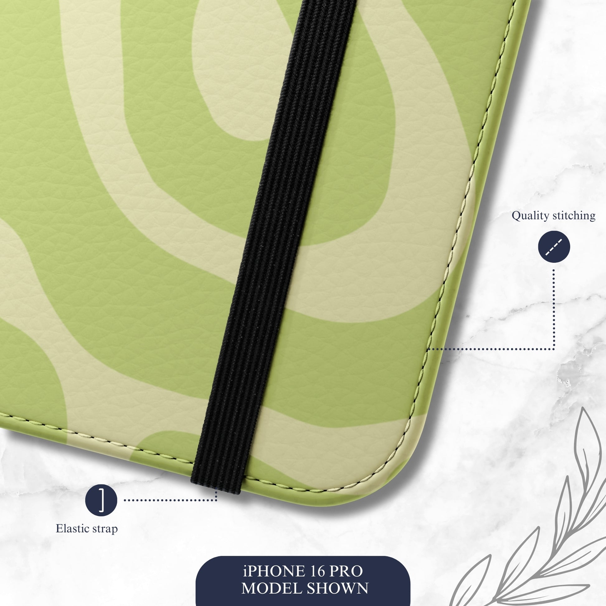 Fresh Feeling - iPhone Flip Case Wallet, Leather Folio Case Phone Case-aesthetic phone case-shockproof phone case-cute phone case-designer phone case-elegant phone case-luxury phone case-phone accessories-fashion accessory