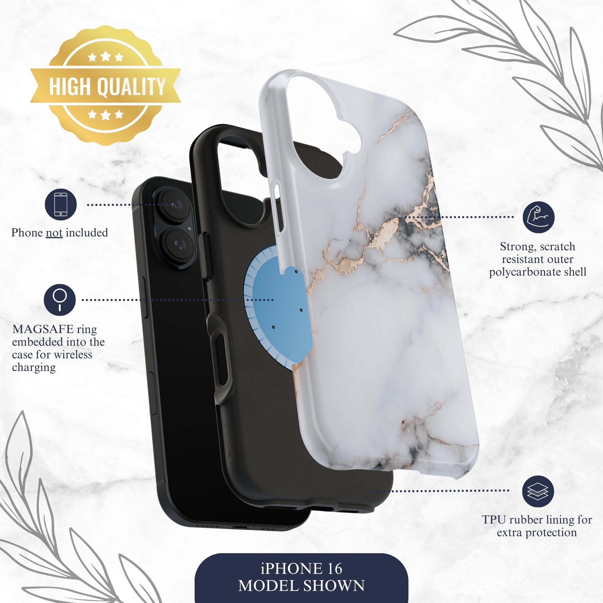 Silk Touch - Magsafe iPhone Case Phone Case-aesthetic phone case-shockproof phone case-cute phone case-designer phone case-elegant phone case-luxury phone case-phone accessories-fashion accessory