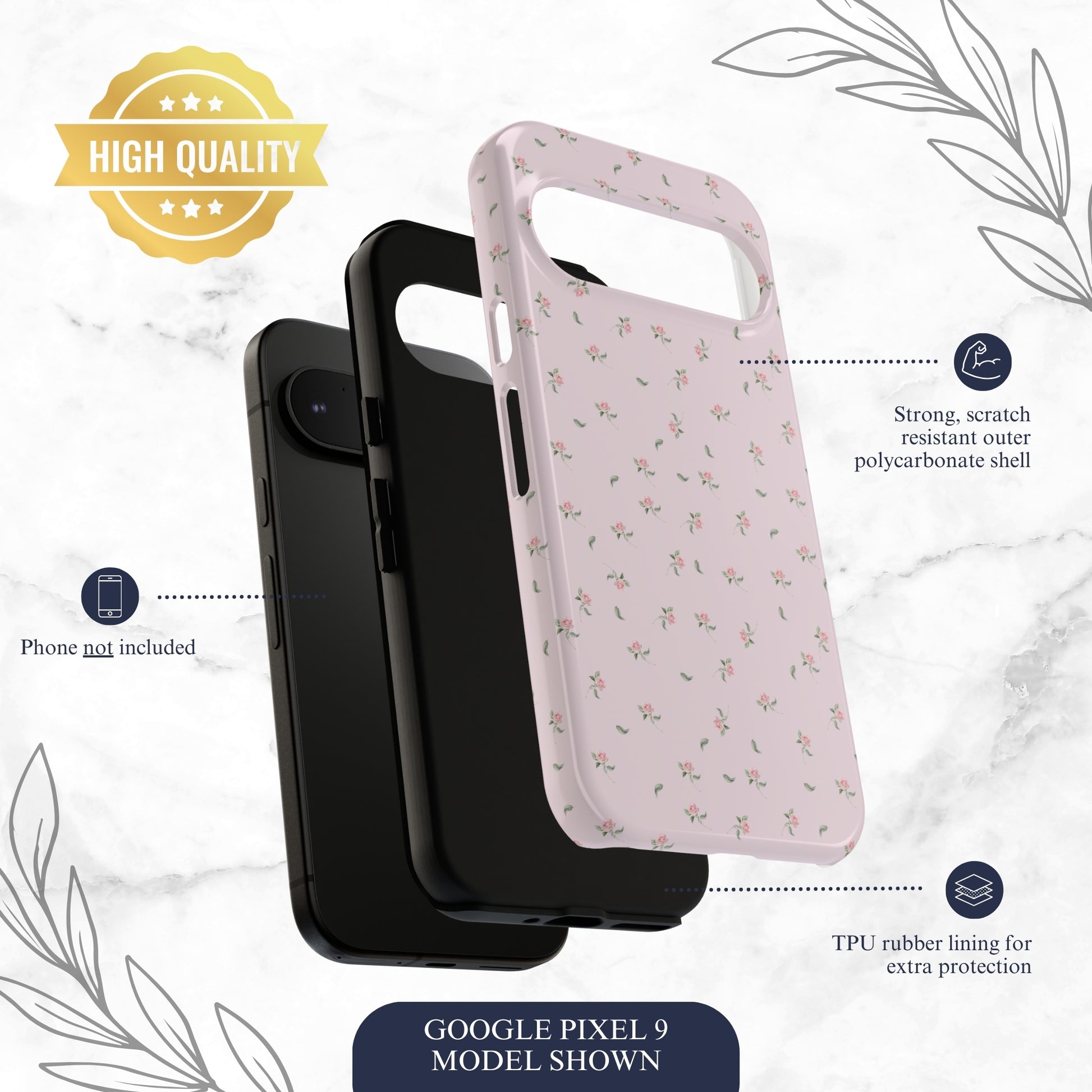 Gentle Touch - Google Pixel Case Phone Case-aesthetic phone case-shockproof phone case-cute phone case-designer phone case-elegant phone case-luxury phone case-phone accessories-fashion accessory