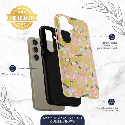 Pink Lemonade - Samsung Galaxy Case Phone Case-aesthetic phone case-shockproof phone case-cute phone case-designer phone case-elegant phone case-luxury phone case-phone accessories-fashion accessory