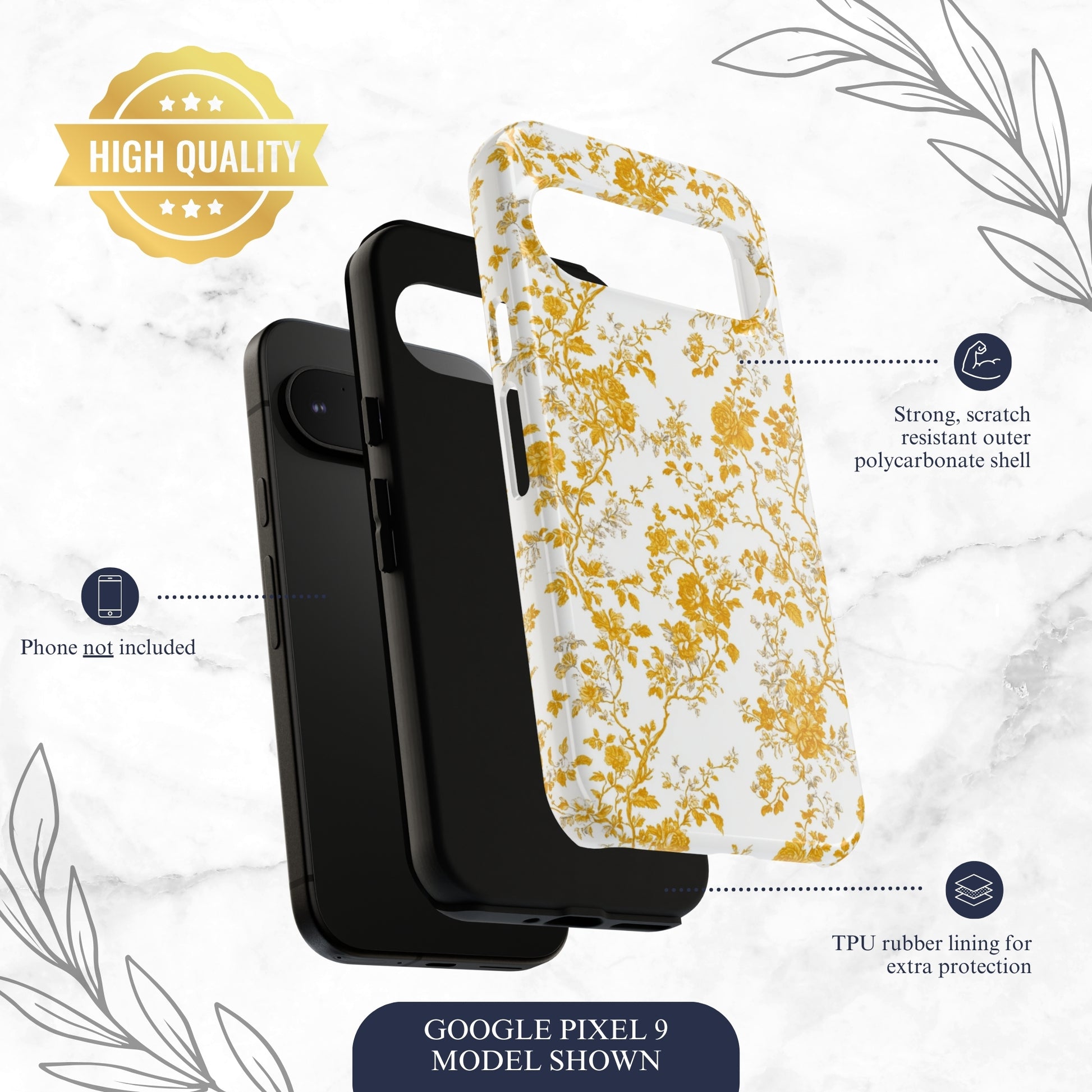 Radiant Toile - Google Pixel Case Phone Case-aesthetic phone case-shockproof phone case-cute phone case-designer phone case-elegant phone case-luxury phone case-phone accessories-fashion accessory