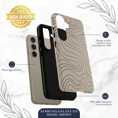 Earth Flow - Samsung Galaxy Case Phone Case-aesthetic phone case-shockproof phone case-cute phone case-designer phone case-elegant phone case-luxury phone case-phone accessories-fashion accessory