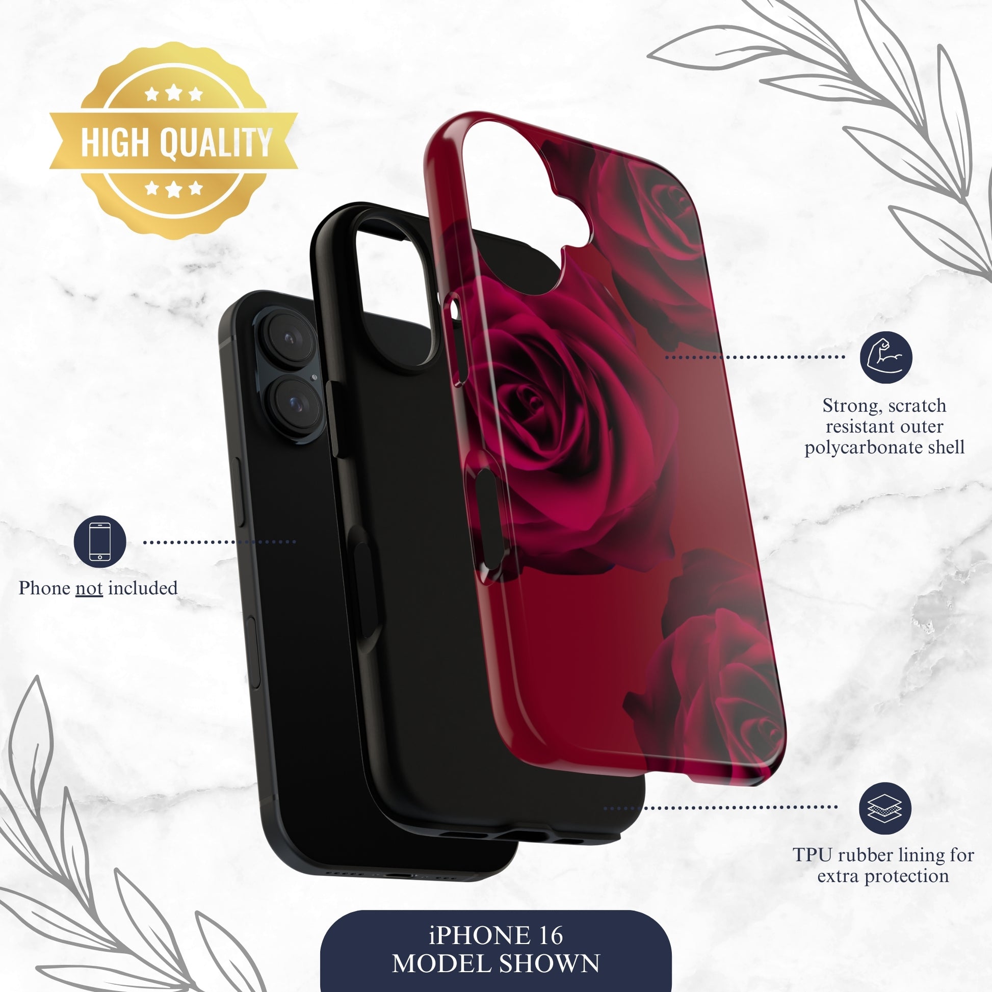 Bold Beauty - iPhone Case Phone Case-aesthetic phone case-shockproof phone case-cute phone case-designer phone case-elegant phone case-luxury phone case-phone accessories-fashion accessory