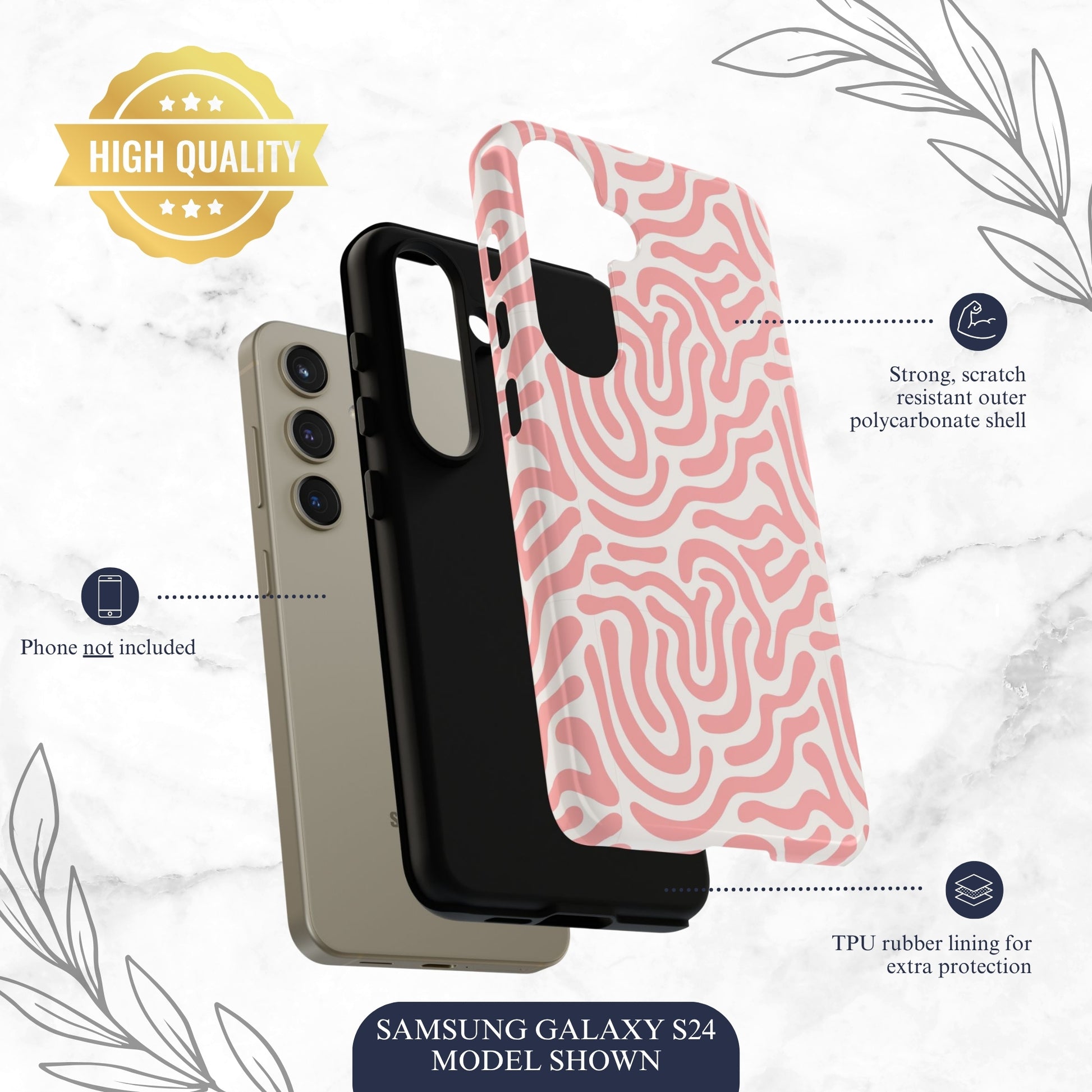 Strawberry Sundae - Samsung Galaxy Case Phone Case-aesthetic phone case-shockproof phone case-cute phone case-designer phone case-elegant phone case-luxury phone case-phone accessories-fashion accessory