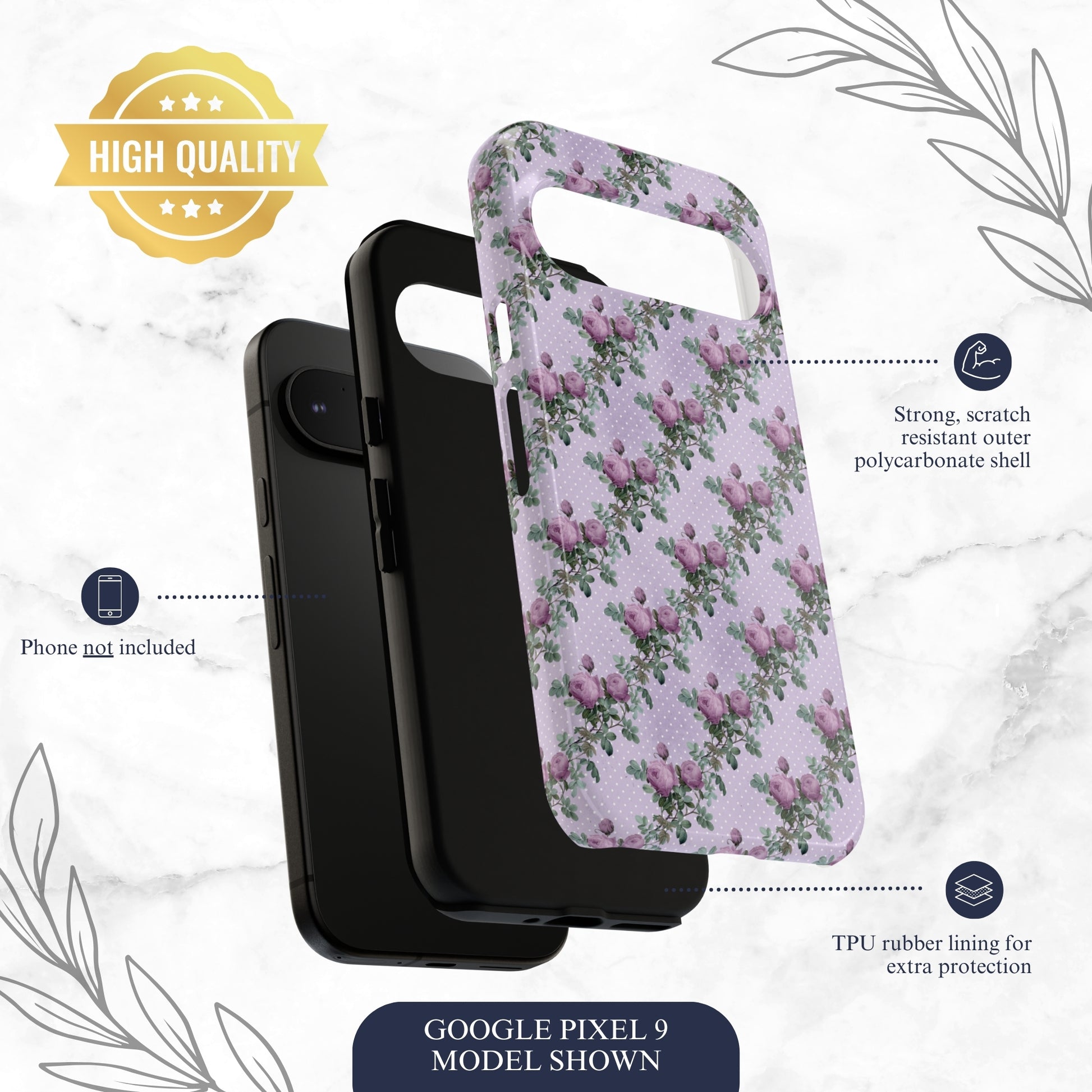 Just Because - Google Pixel Case Phone Case-aesthetic phone case-shockproof phone case-cute phone case-designer phone case-elegant phone case-luxury phone case-phone accessories-fashion accessory