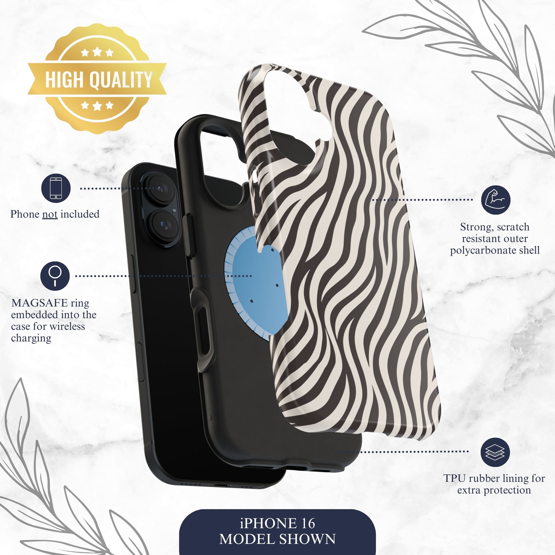 Wild Stride - Magsafe iPhone Case Phone Case-aesthetic phone case-shockproof phone case-cute phone case-designer phone case-elegant phone case-luxury phone case-phone accessories-fashion accessory