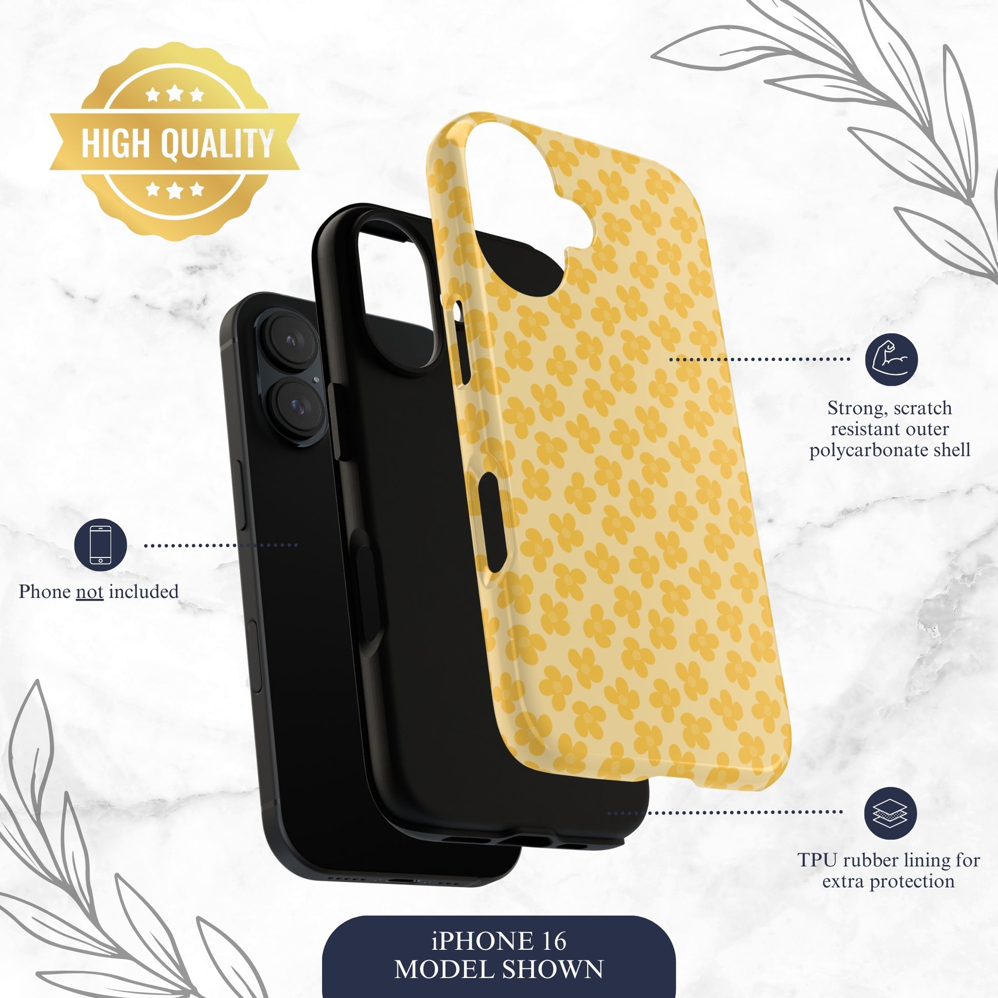 Buttercup - iPhone Case Phone Case-aesthetic phone case-shockproof phone case-cute phone case-designer phone case-elegant phone case-luxury phone case-phone accessories-fashion accessory