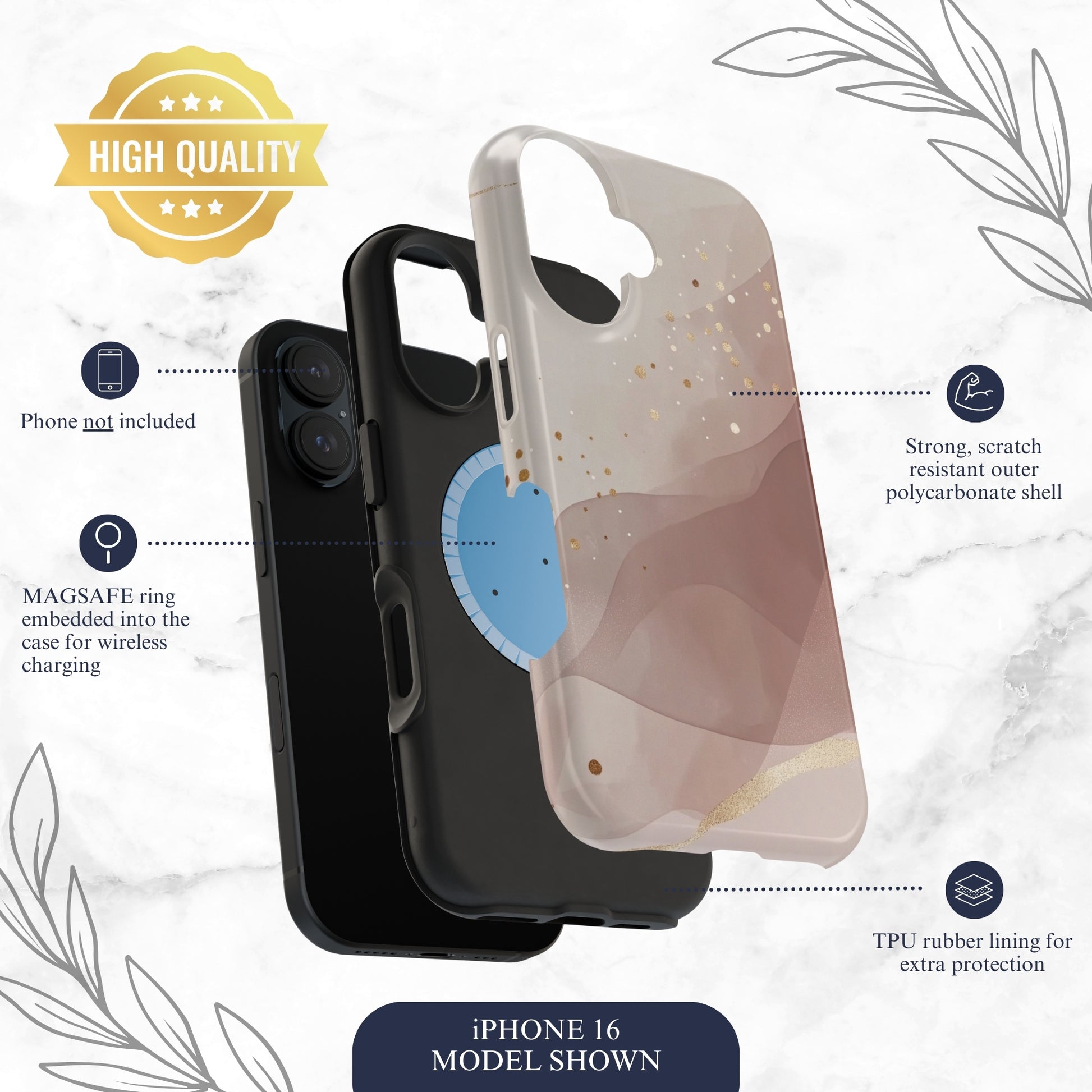 Mirage - Magsafe iPhone Case Phone Case-aesthetic phone case-shockproof phone case-cute phone case-designer phone case-elegant phone case-luxury phone case-phone accessories-fashion accessory