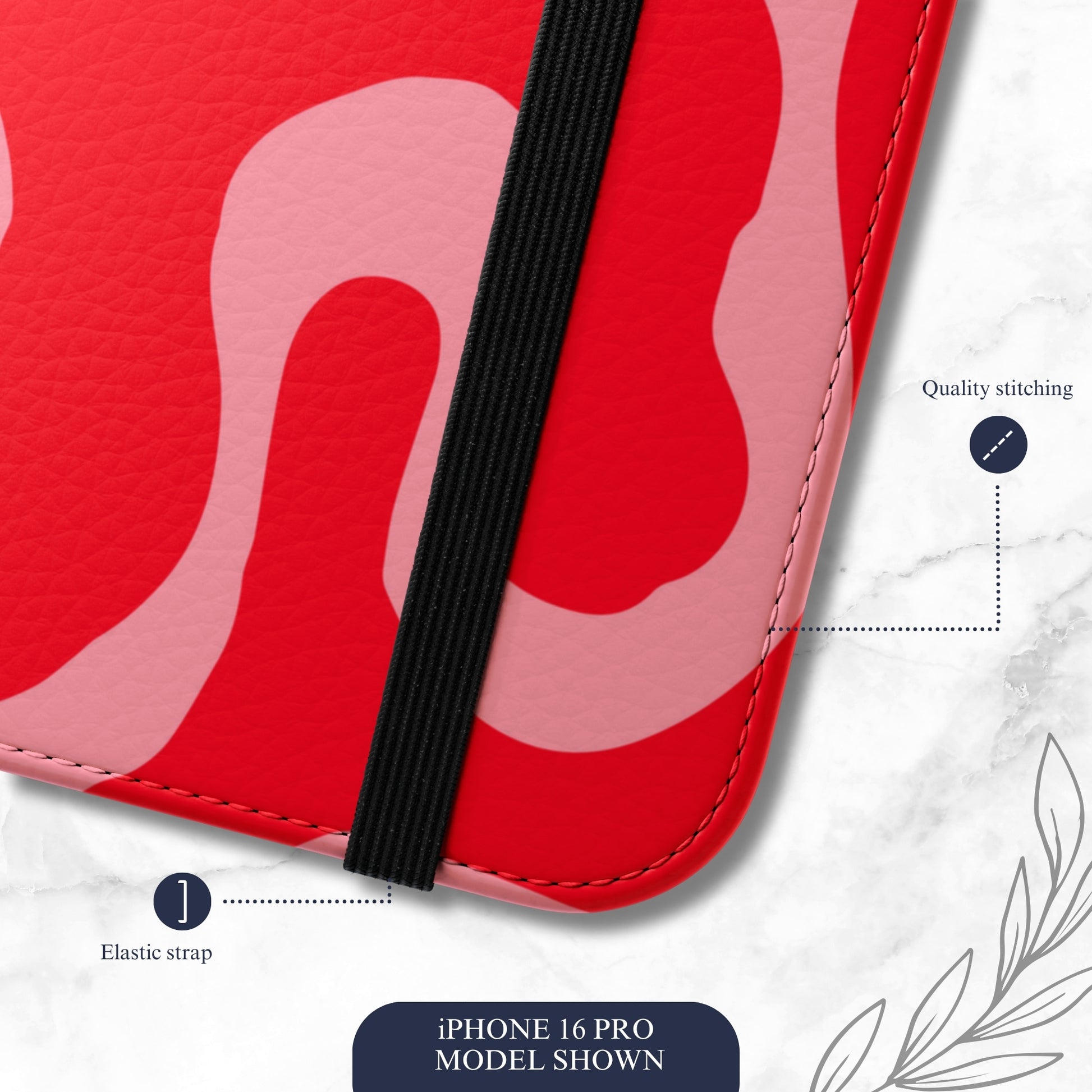 Afterglow - iPhone Flip Case Wallet, Leather Folio Case Phone Case-aesthetic phone case-shockproof phone case-cute phone case-designer phone case-elegant phone case-luxury phone case-phone accessories-fashion accessory