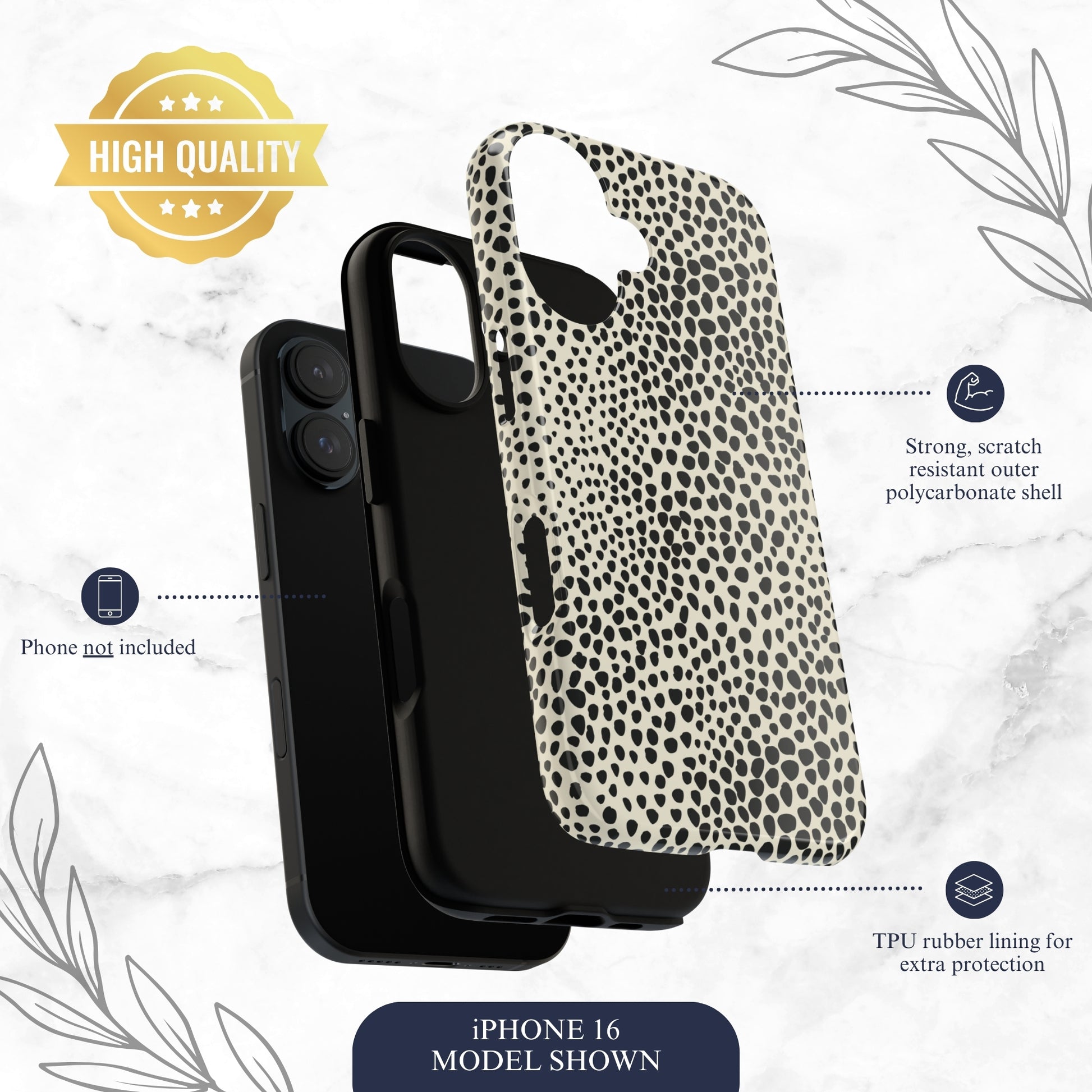 Vanilla Mocha - iPhone Case Phone Case-aesthetic phone case-shockproof phone case-cute phone case-designer phone case-elegant phone case-luxury phone case-phone accessories-fashion accessory