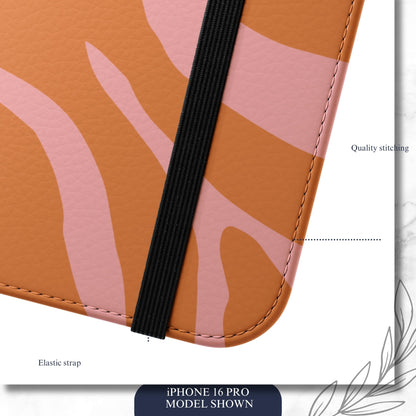 Downtown Groove - iPhone Flip Case Wallet, Leather Folio Case Phone Case-aesthetic phone case-shockproof phone case-cute phone case-designer phone case-elegant phone case-luxury phone case-phone accessories-fashion accessory
