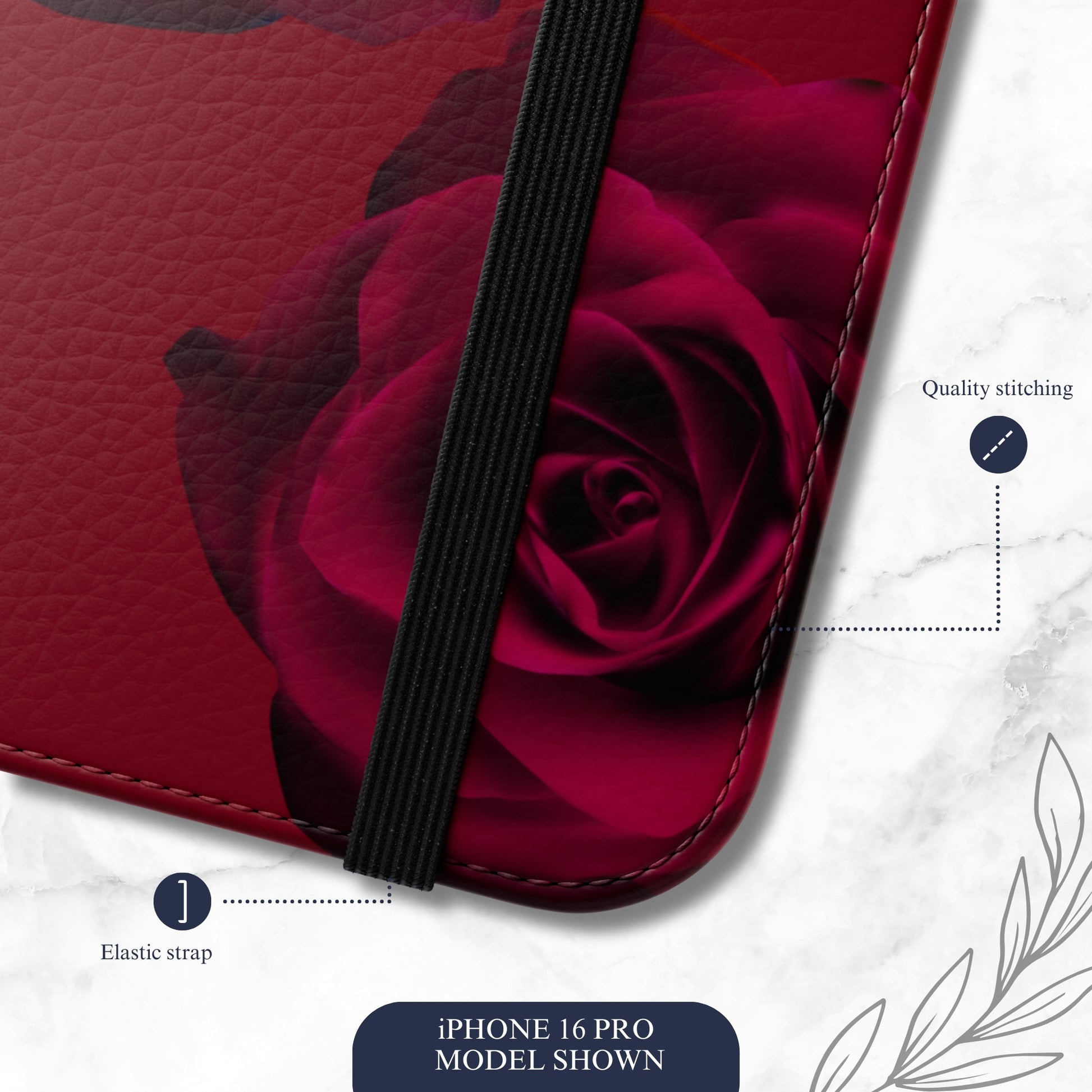 Bold Beauty - iPhone Flip Case Wallet, Leather Folio Case Phone Case-aesthetic phone case-shockproof phone case-cute phone case-designer phone case-elegant phone case-luxury phone case-phone accessories-fashion accessory